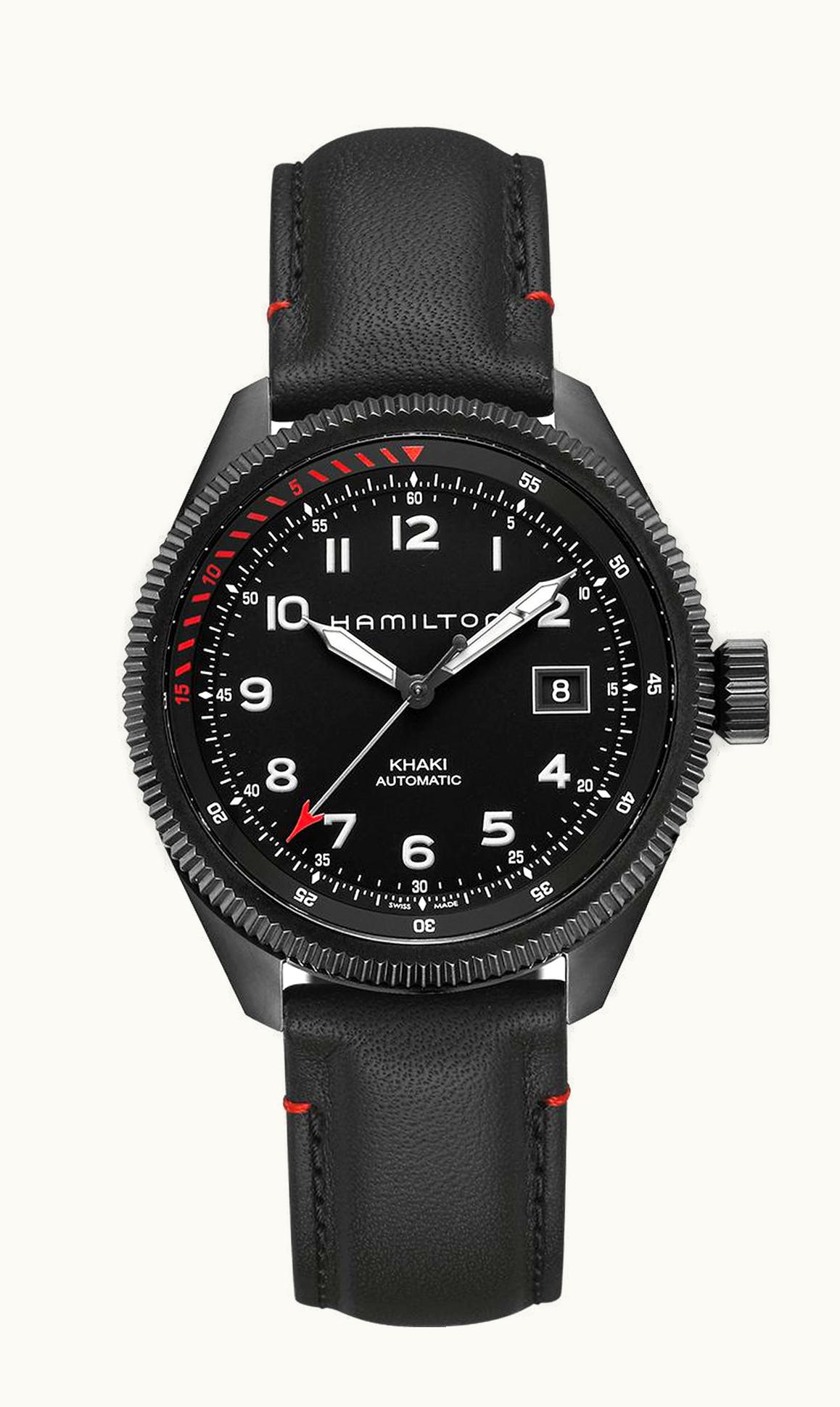 Hamilton Khaki Pilot Takeoff Air Zermatt