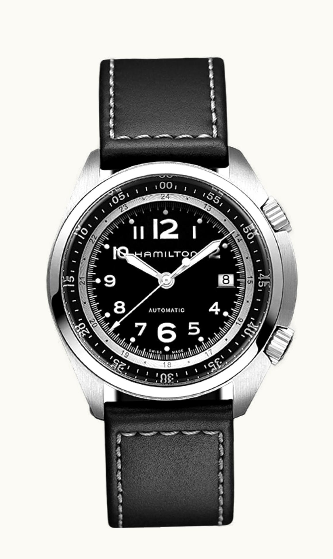 Hamilton Khaki Pilot Pioneer Auto Black