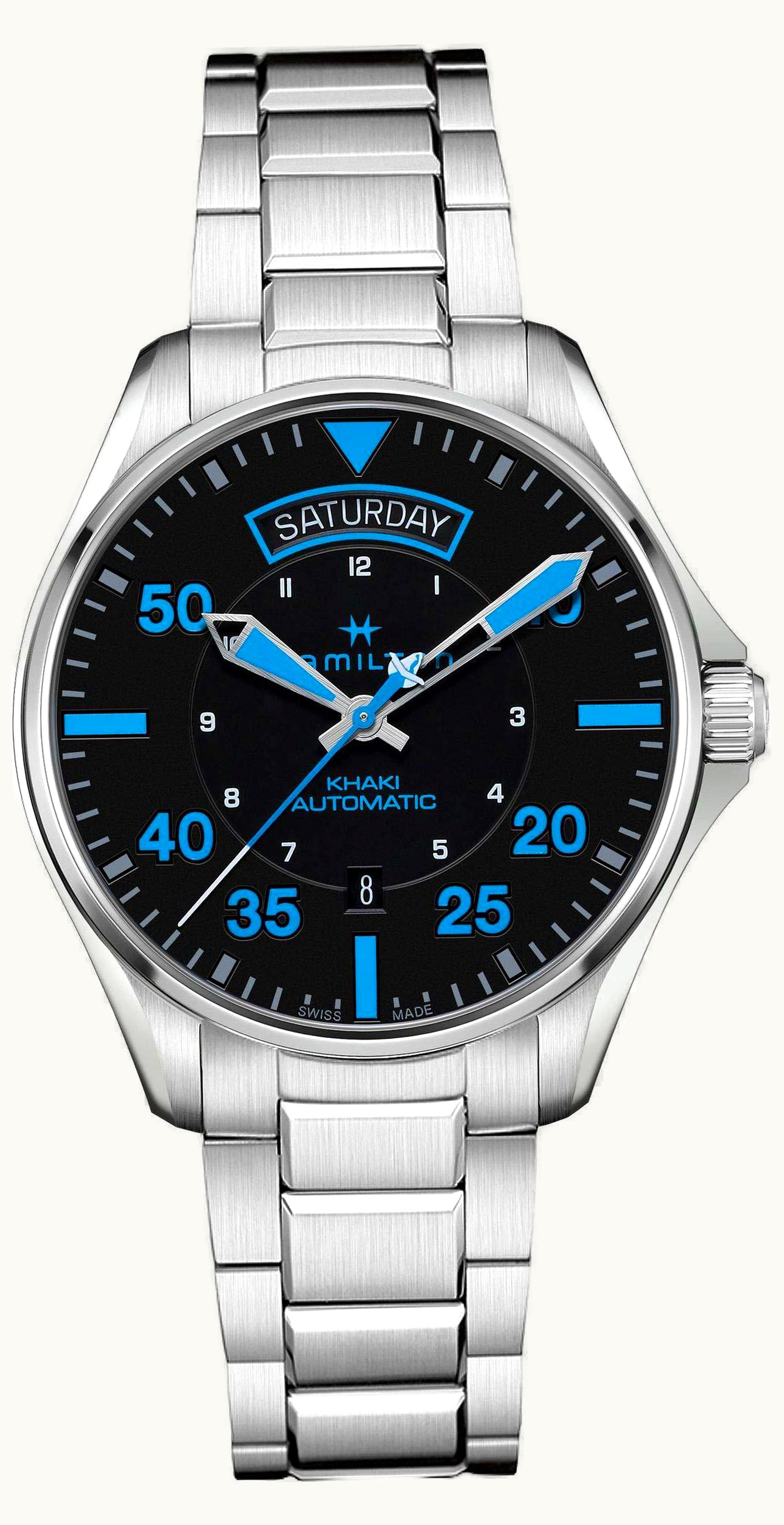 Hamilton Khaki Pilot Day-Date 42 Air Zermatt Auto / Bracelet