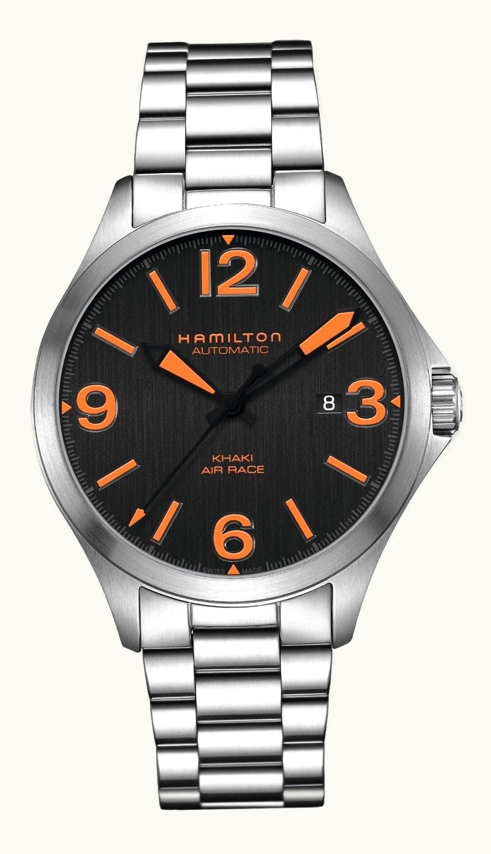 Hamilton Khaki Aviation Air Race 42 Auto Black / Bracelet