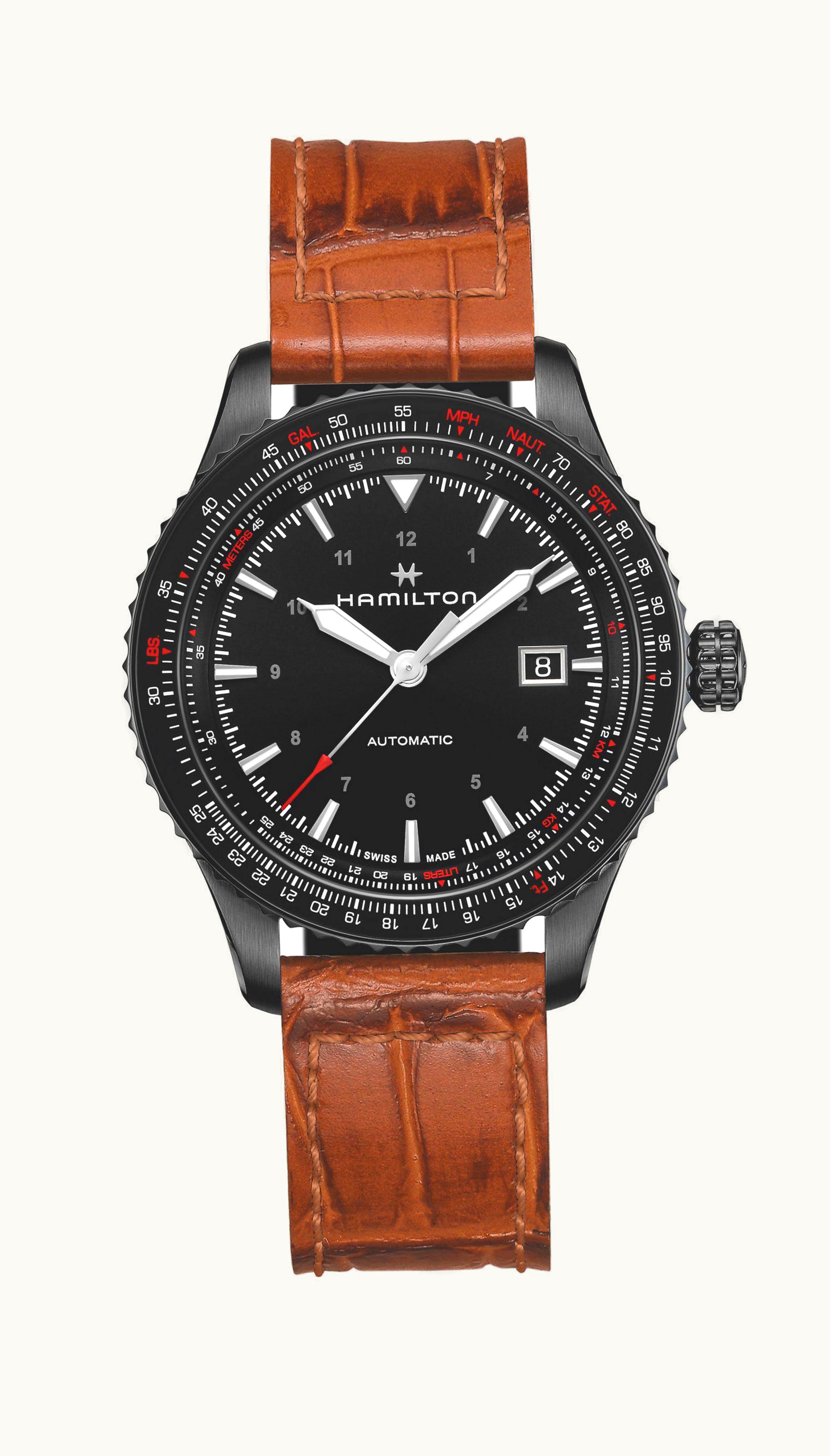 Hamilton Khaki Aviation Converter Auto PVD / Black