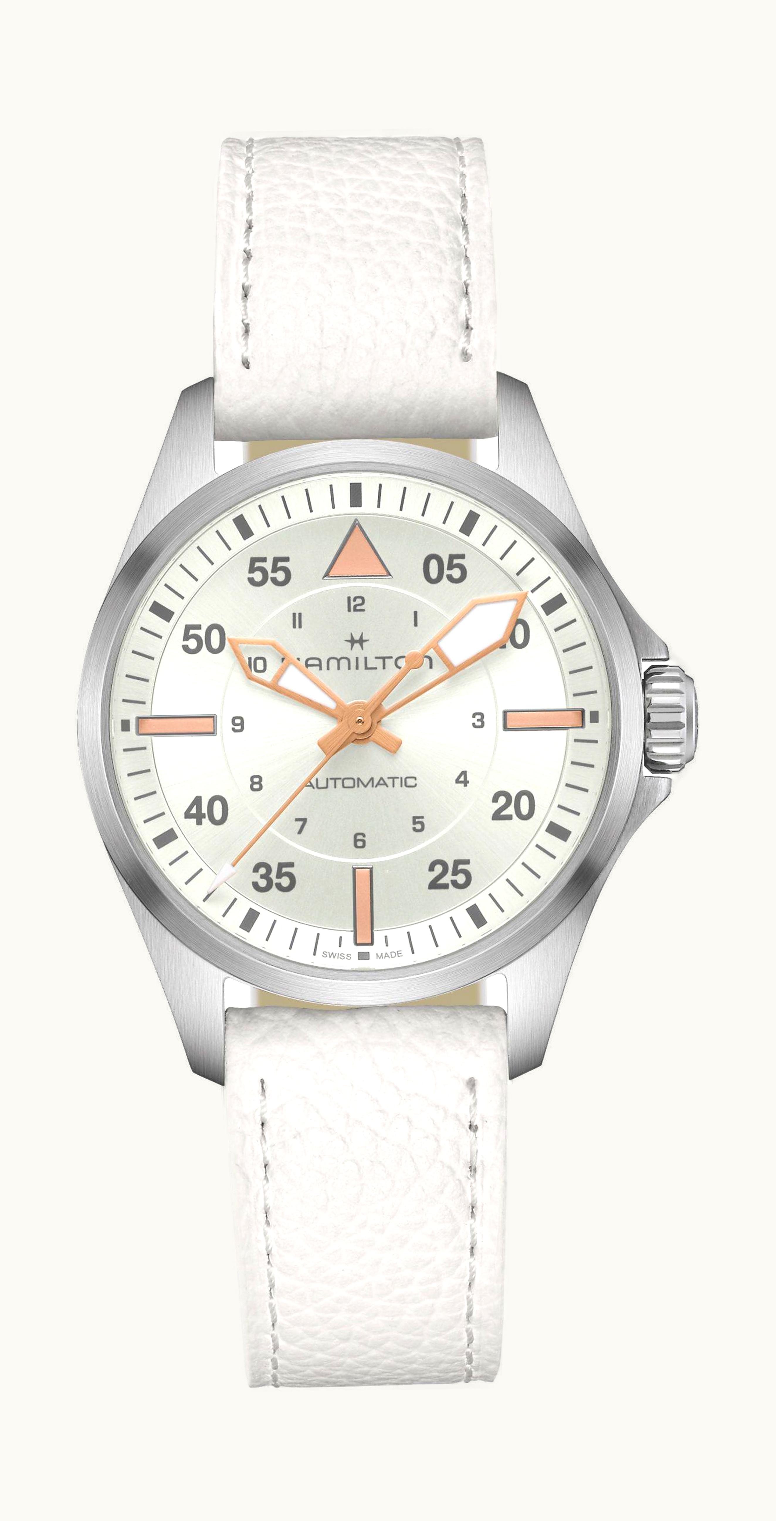 Hamilton Khaki Aviation Pilot Auto 36 Stainless Steel / Silver