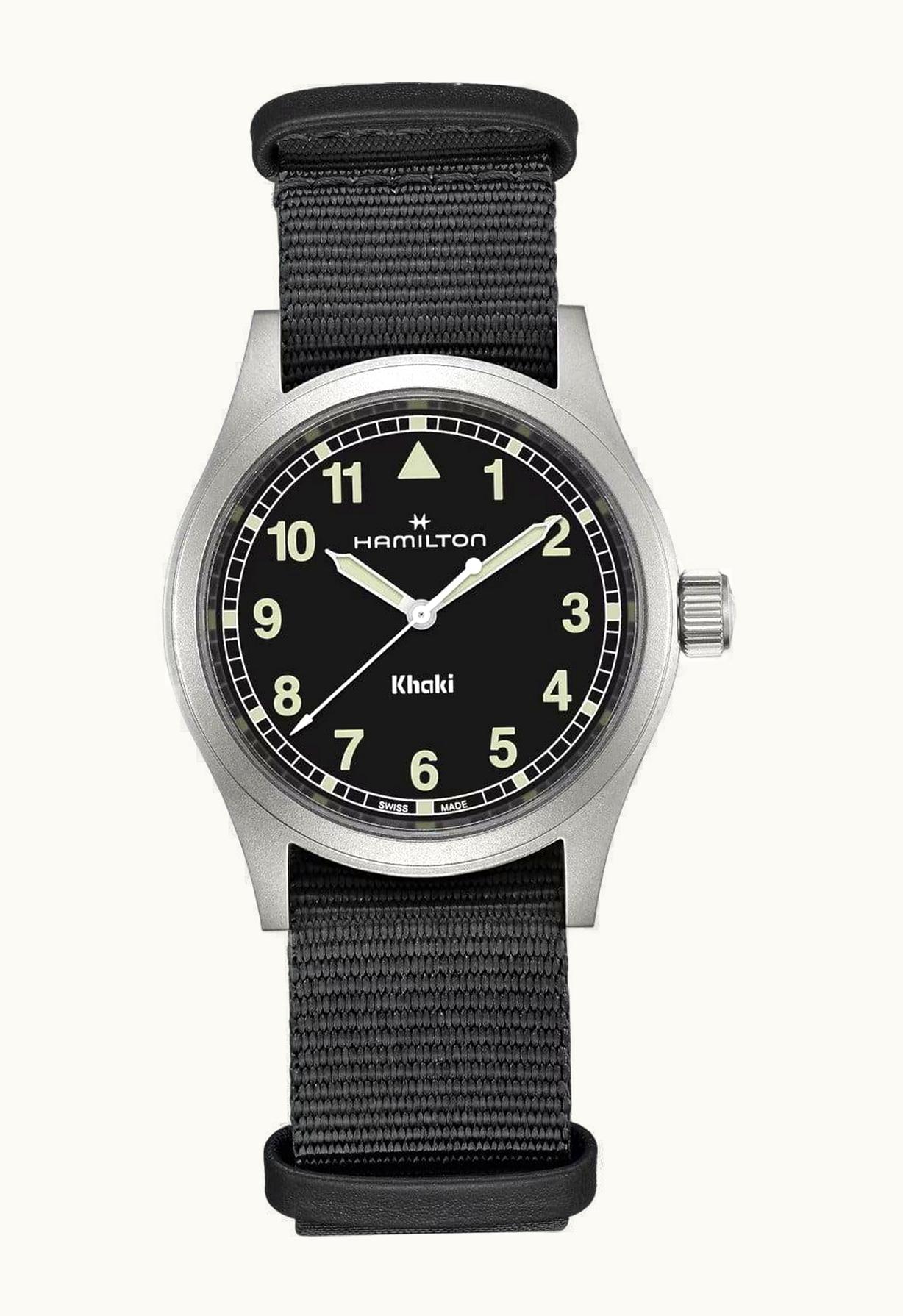 Hamilton Khaki Field Quartz 38 Stainless Steel / Black