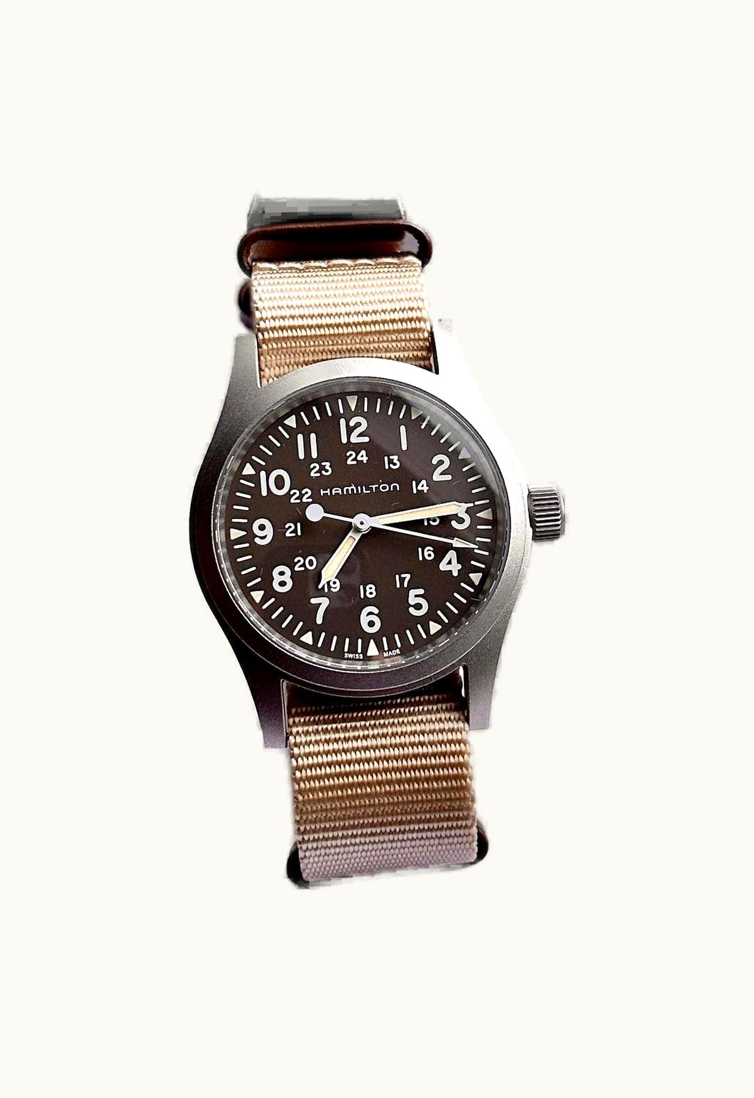 Hamilton Khaki Field Mechanical 38 Brown