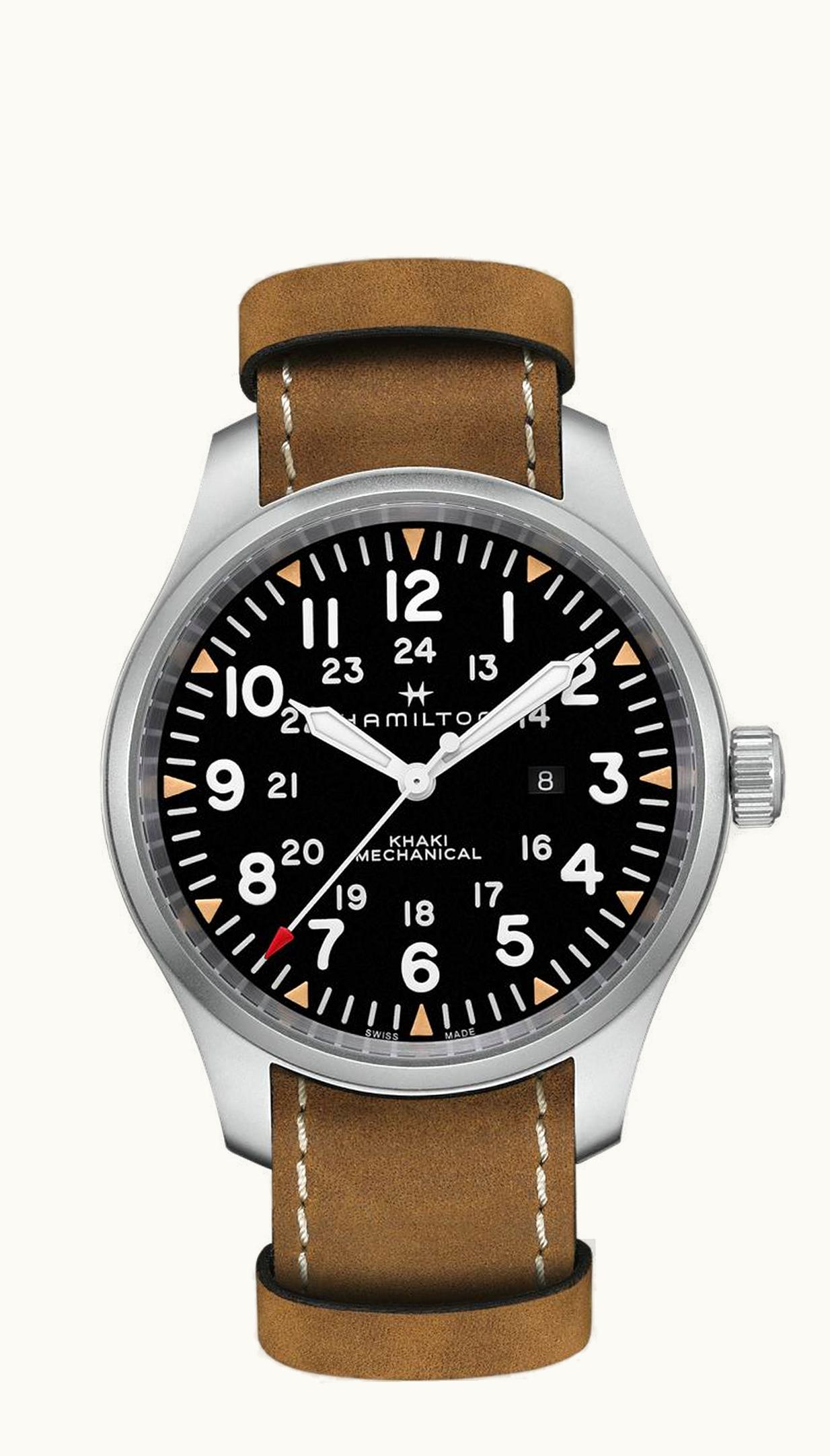 Hamilton Khaki Field Mechanical 50 Stainless Steel / Black