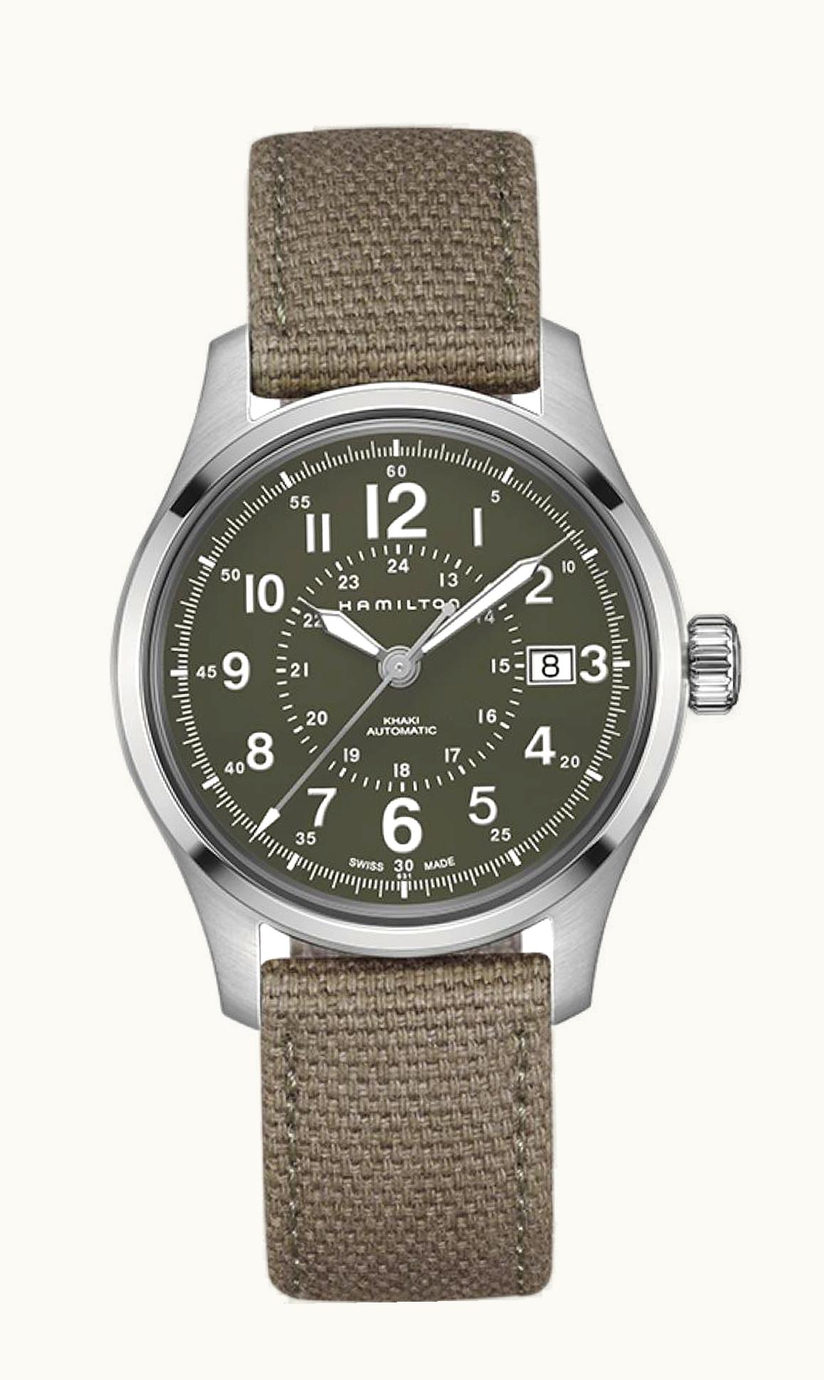 Hamilton Khaki Field Automatic 40mm Green