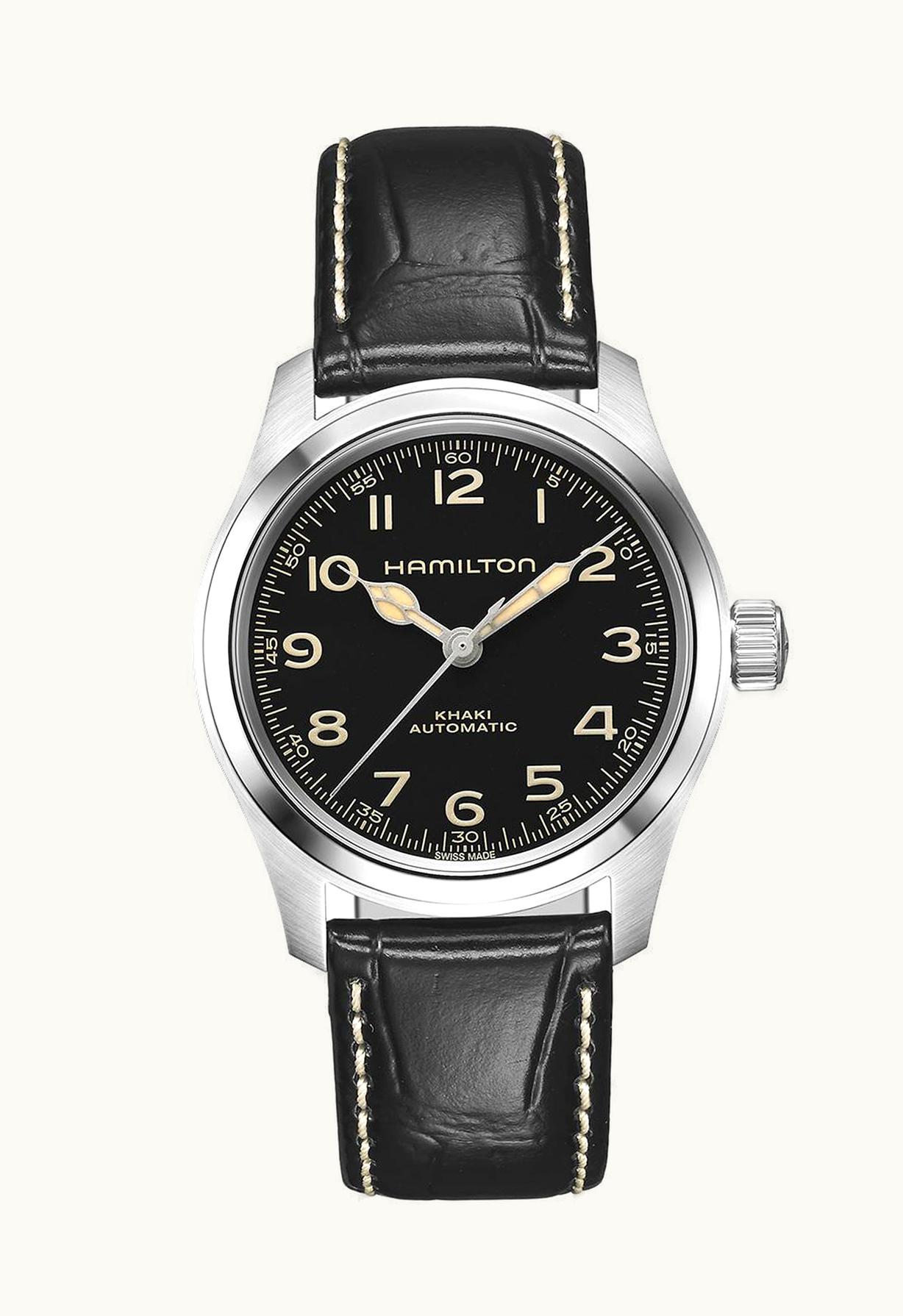 Hamilton Khaki Field Murph 38 Stainless Steel / Black