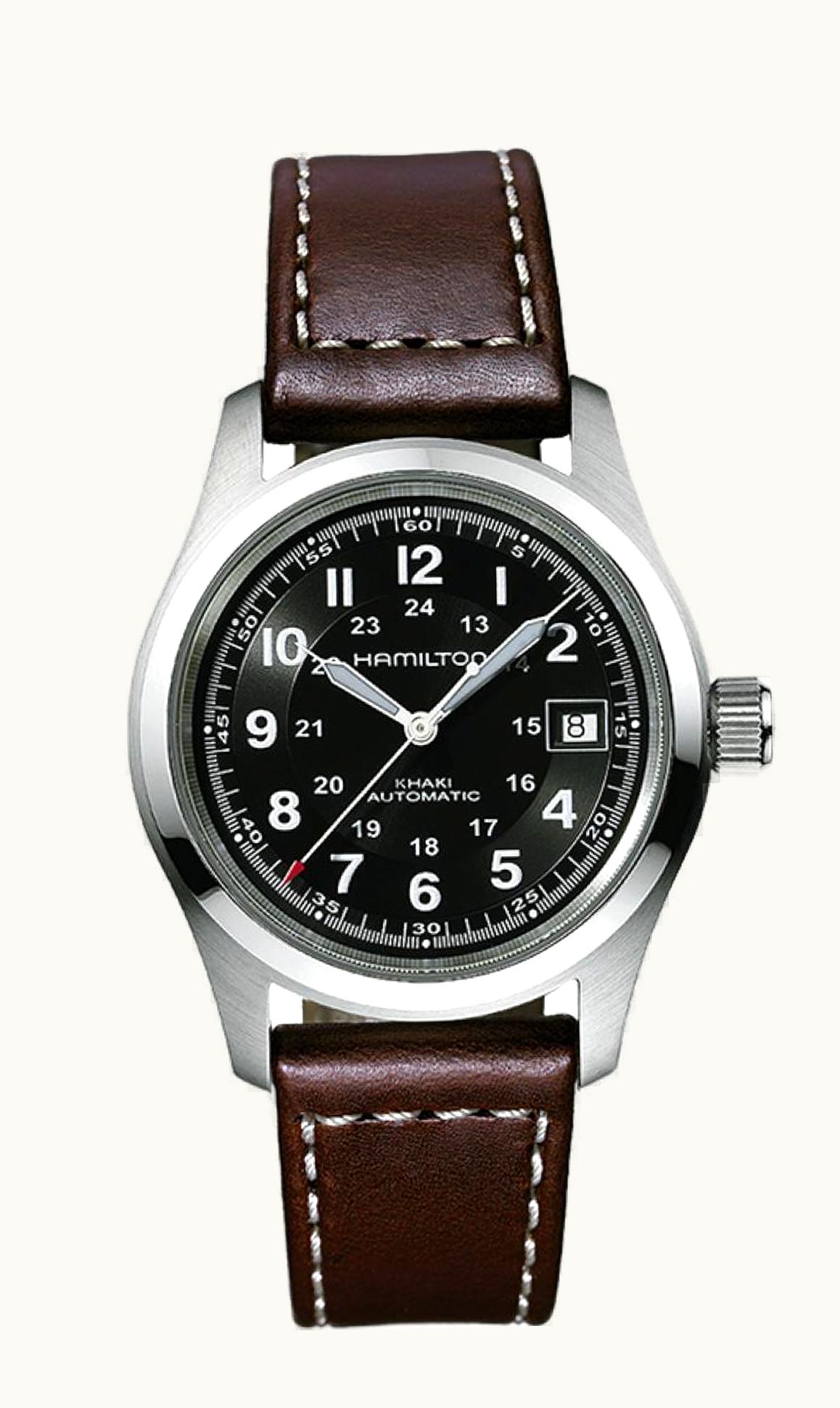 Hamilton Khaki Field Automatic 38 Stainless Steel / Black