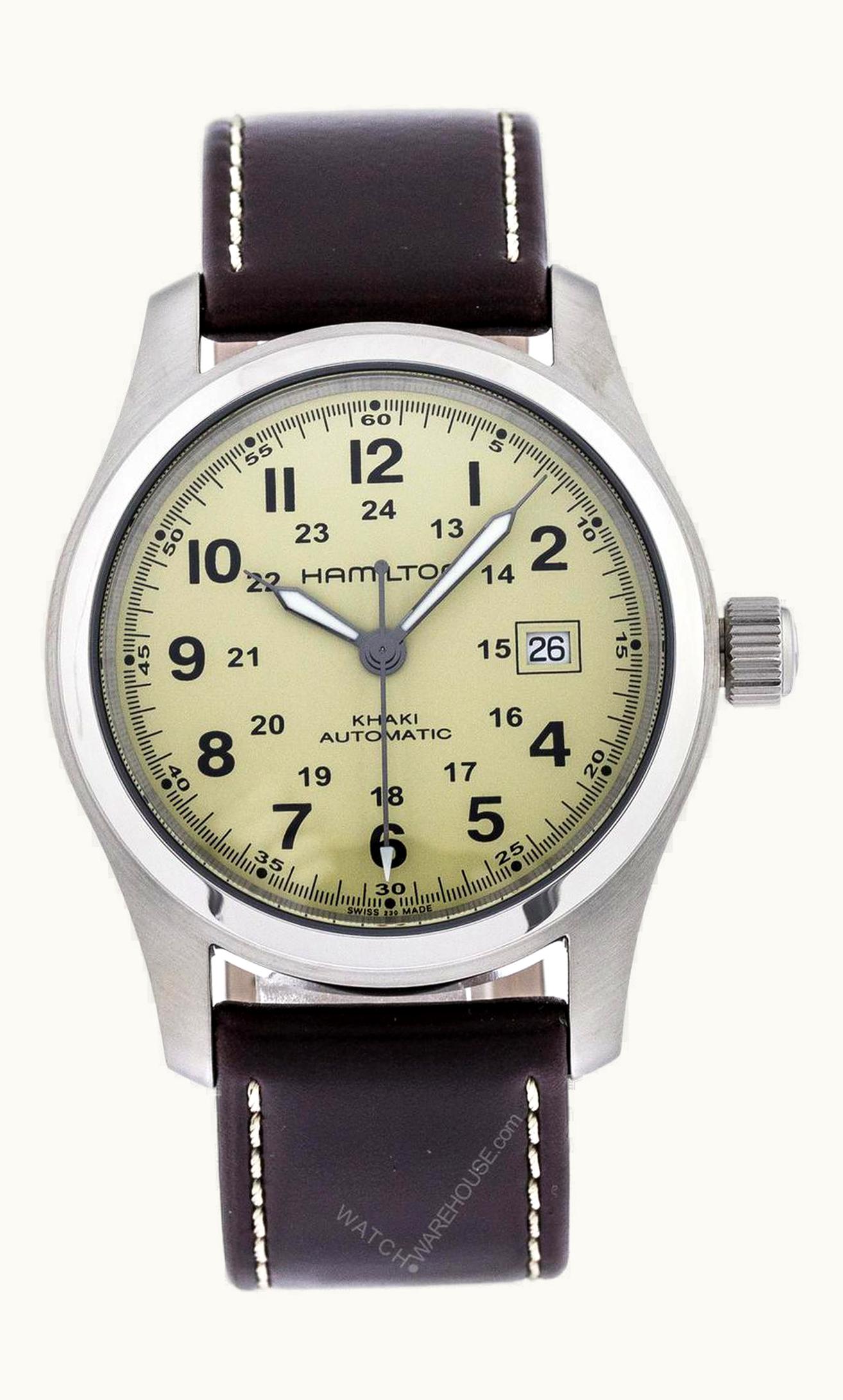 Hamilton Khaki Field Automatic Stainless Steel / Beige