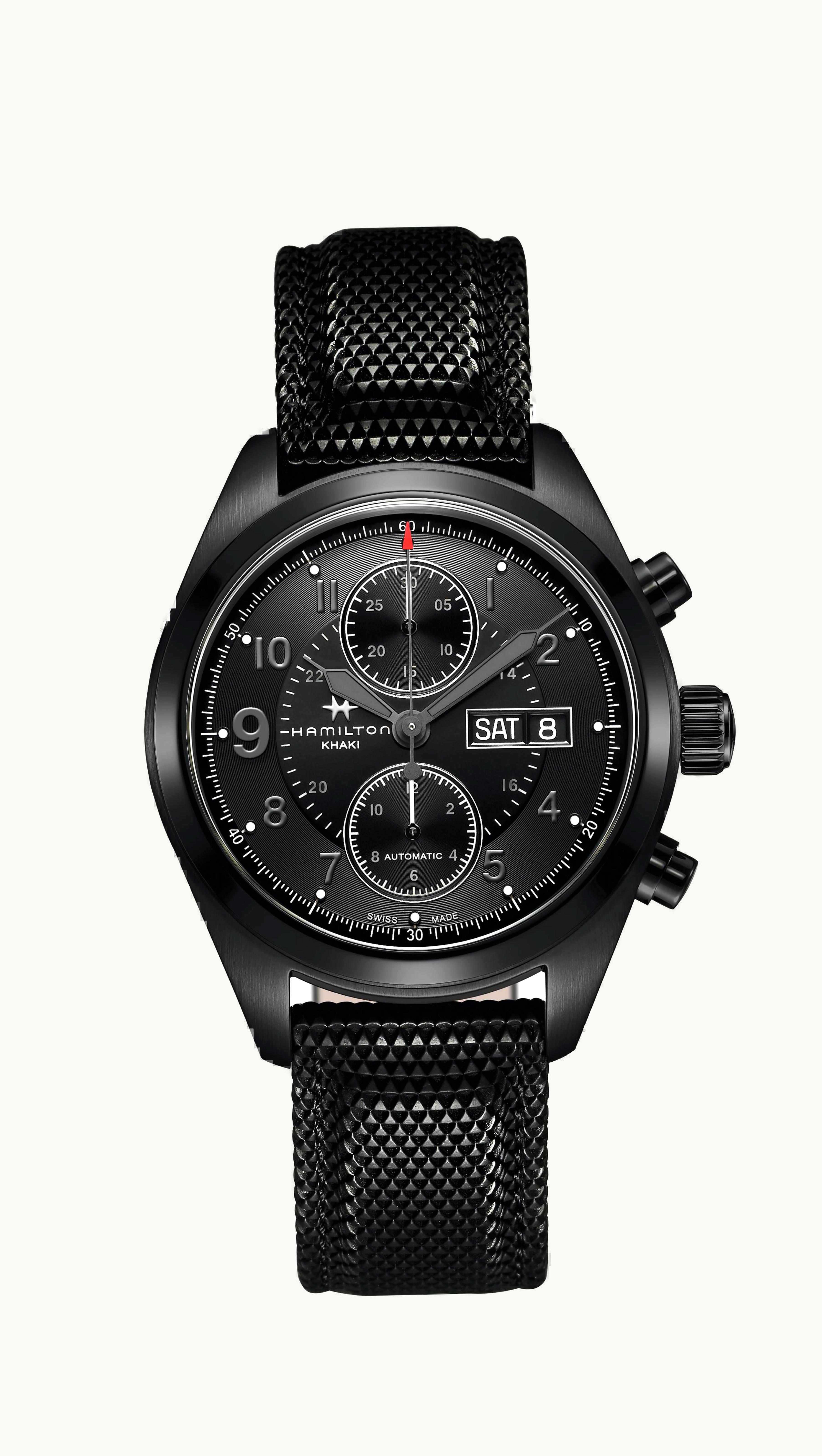 Hamilton Khaki Field Automatic Chronograph PVD / Black