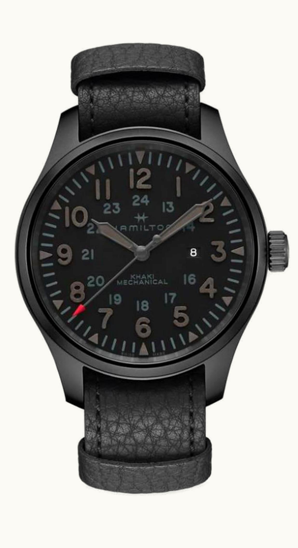 Hamilton Khaki Field Mechanical 50 PVD / Black