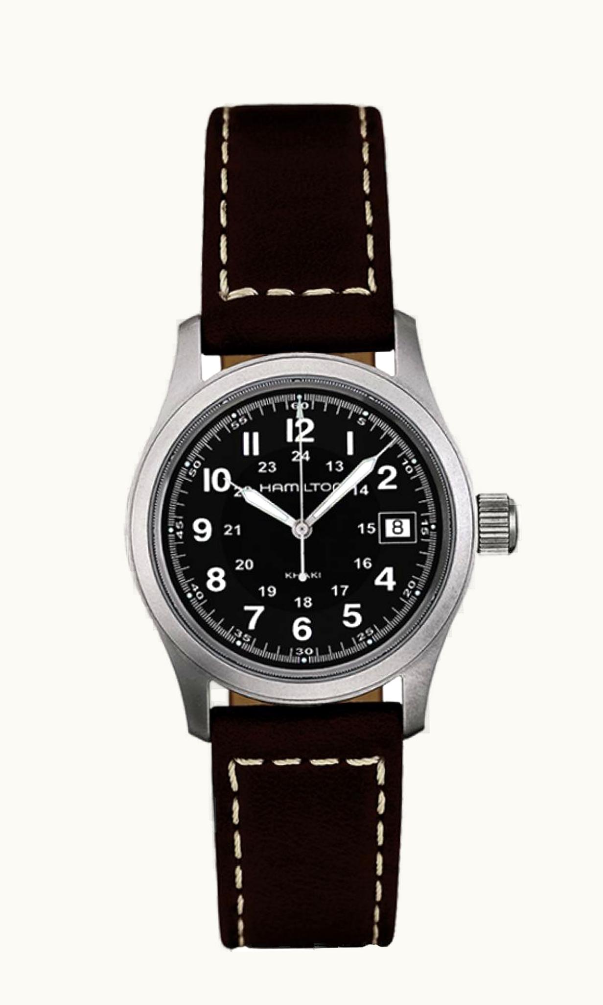 Hamilton Khaki Field Quartz 33 Stainless Steel / Black