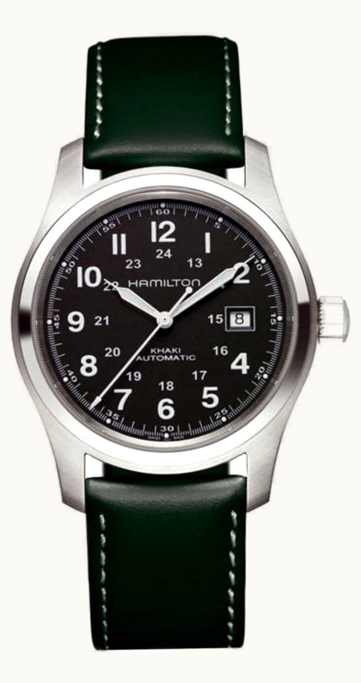 Hamilton Khaki Field Automatic Stainless Steel / Green