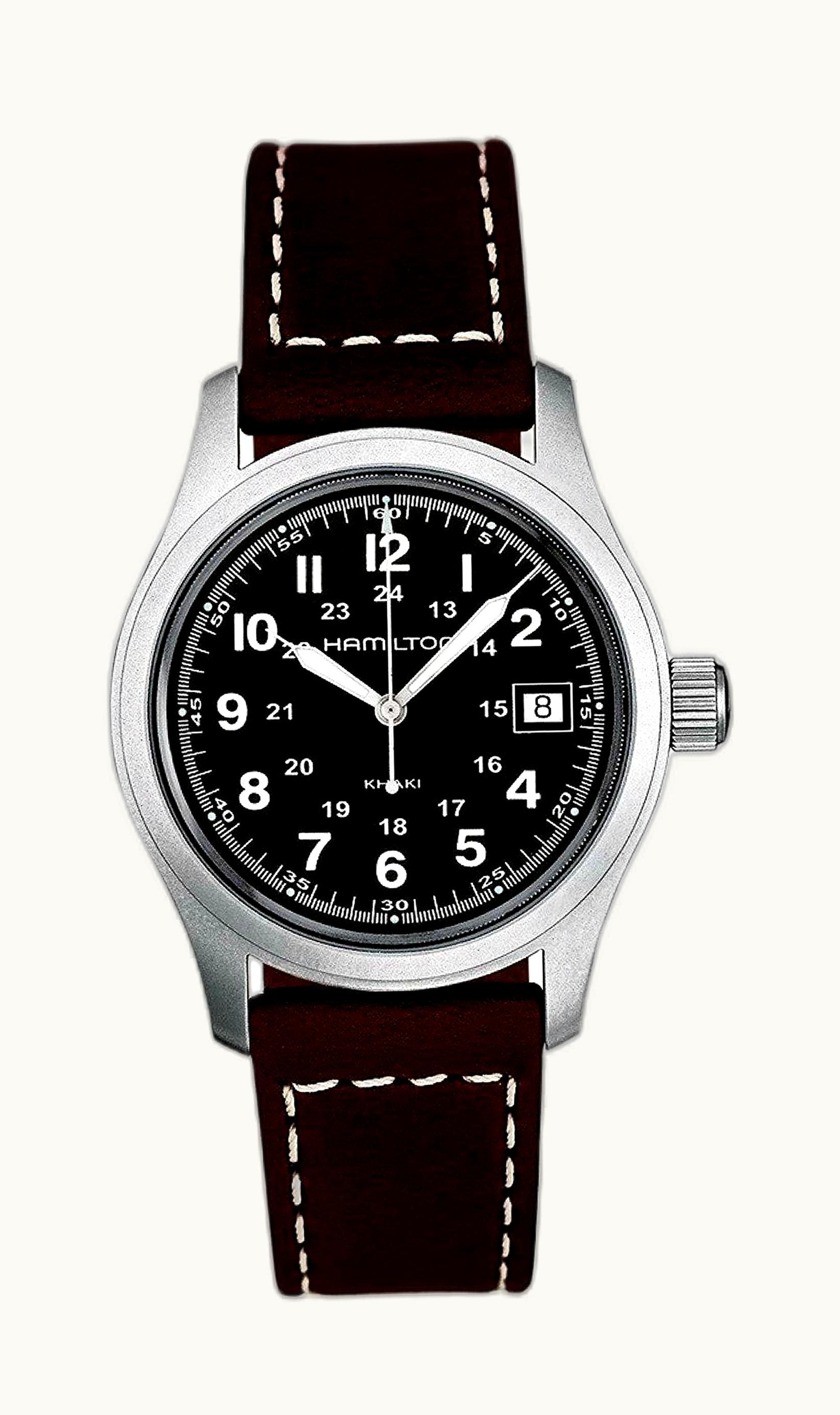 Hamilton Khaki Field Quartz 38 Stainless Steel / Black