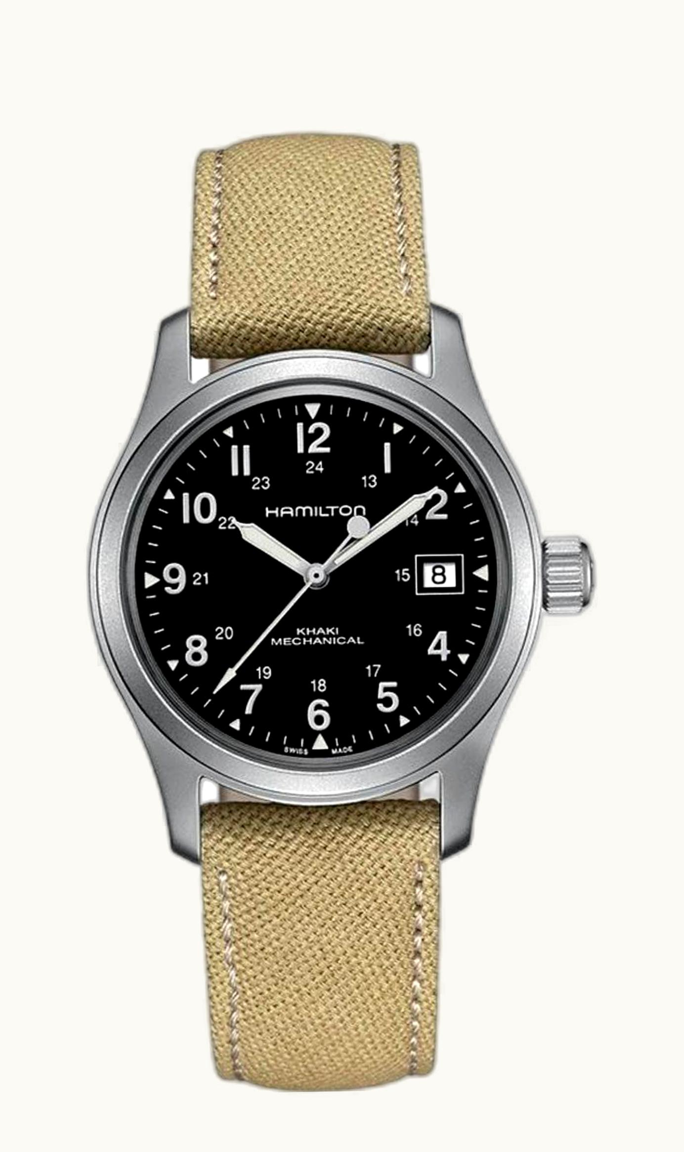 Hamilton Khaki Field Mechanical 38 Stainless Steel / Black