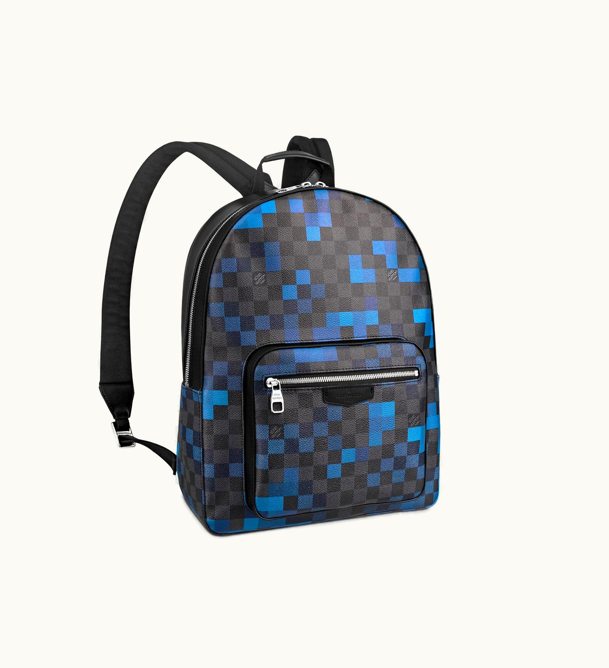 Louis Vuitton Louis Vuitton Backpack Josh Damier Graphite Pixel Bleu