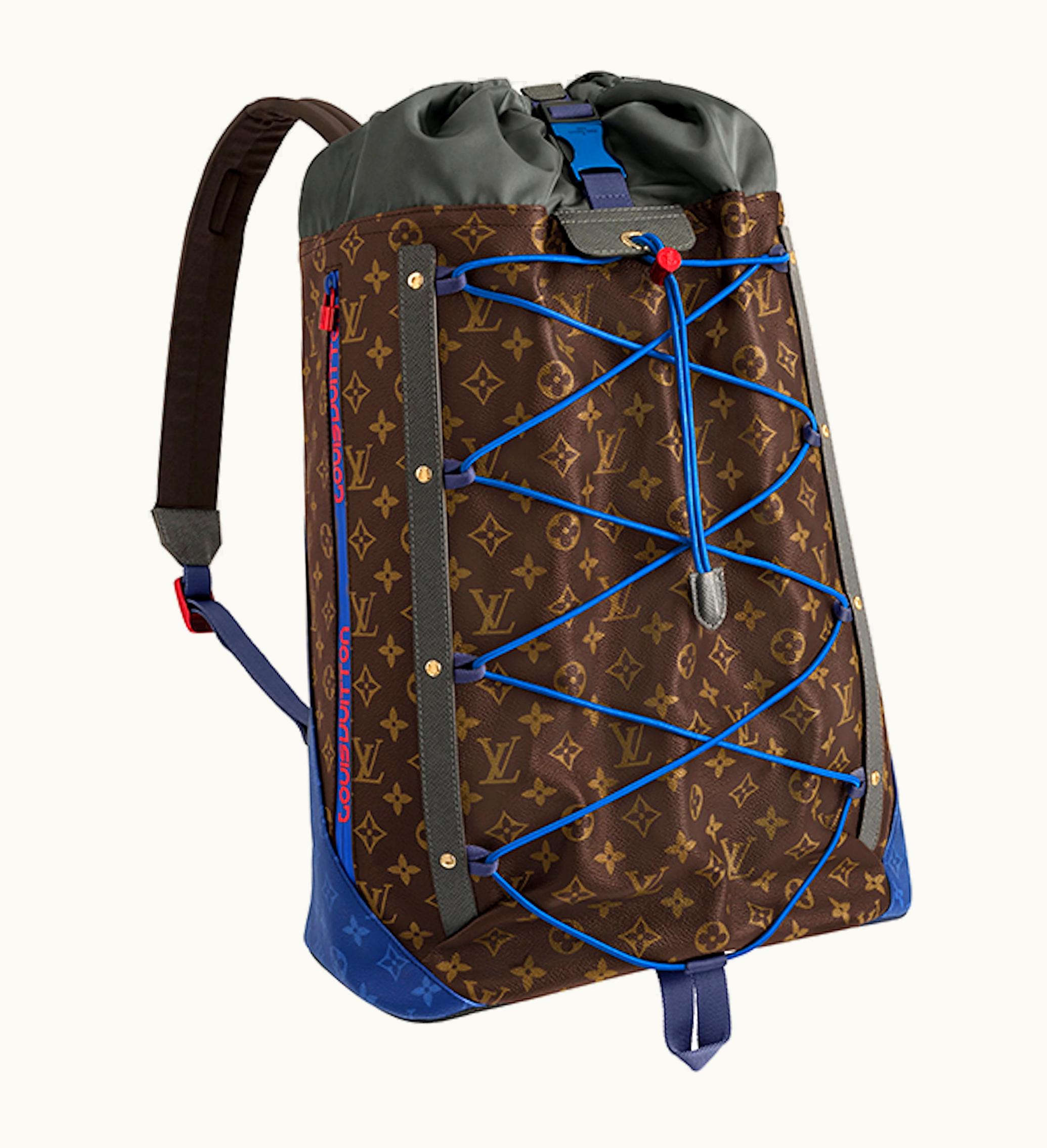 Louis Vuitton Louis Vuitton Backpack Monogram Outdoor Canvas Brown Multicolor