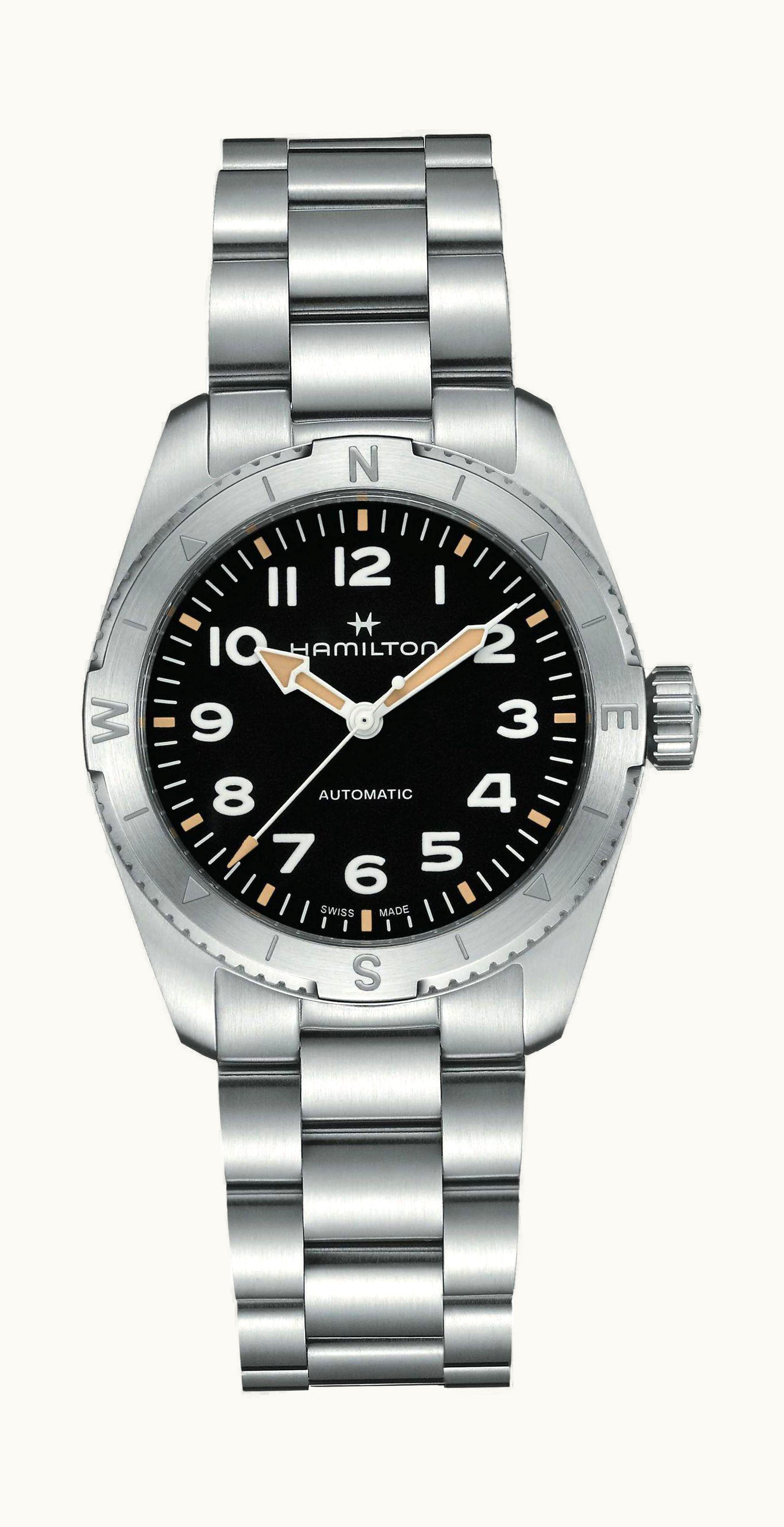 Hamilton Khaki Field Expedition 37 Stainless Steel / Black / Bracelet
