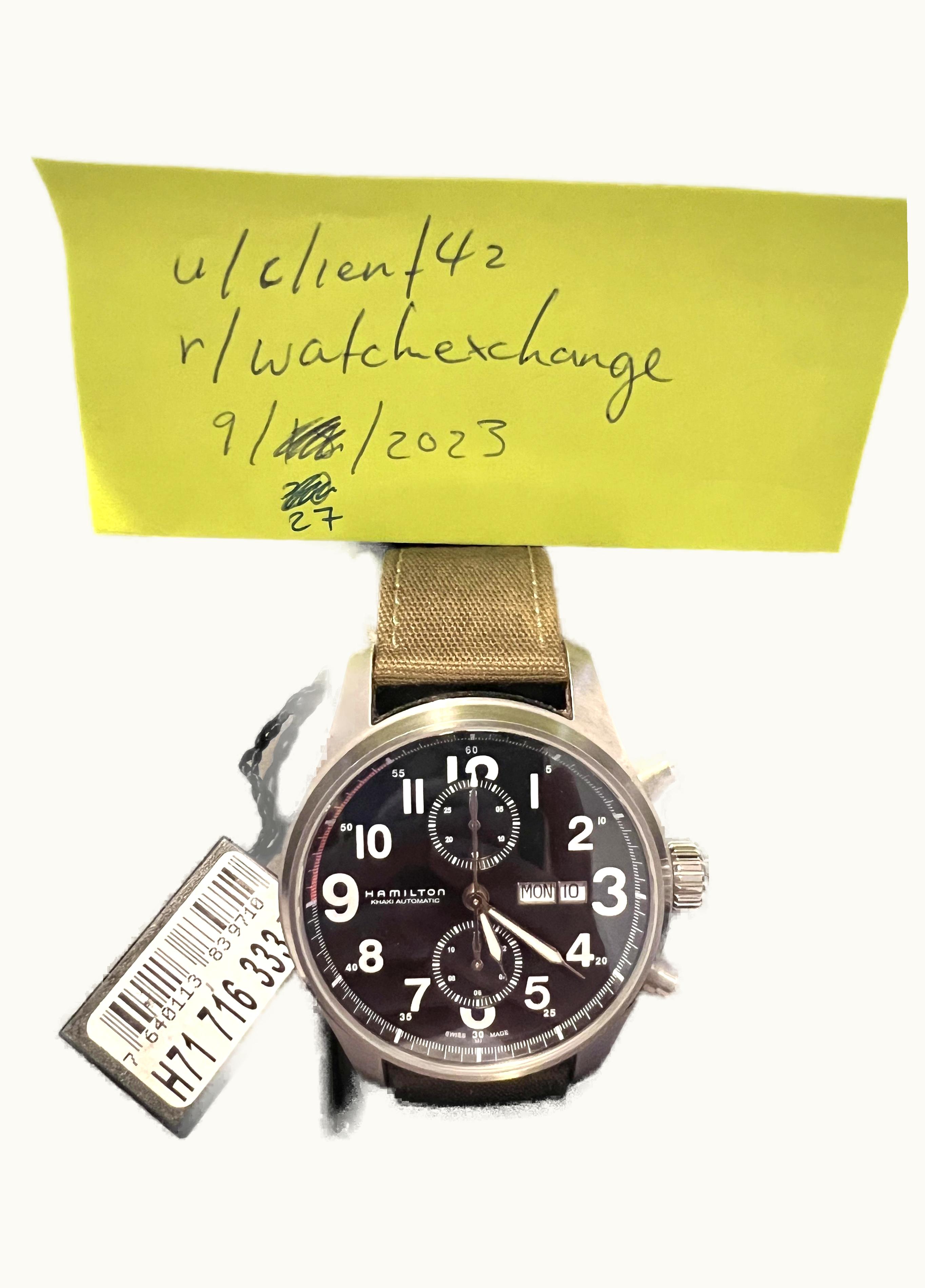 Hamilton Khaki Officer Auto Chrono
