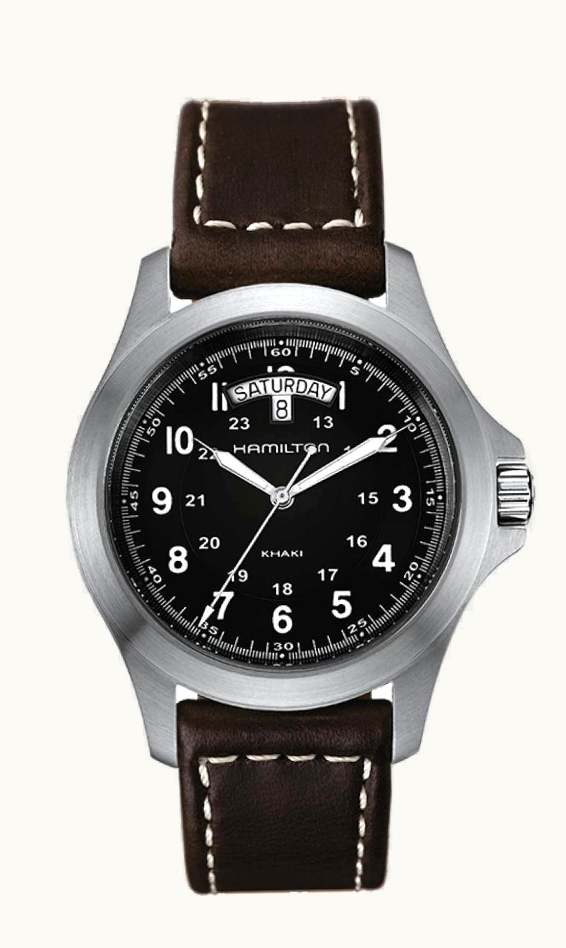 Hamilton Khaki Field King Quartz Stainless Steel / Black