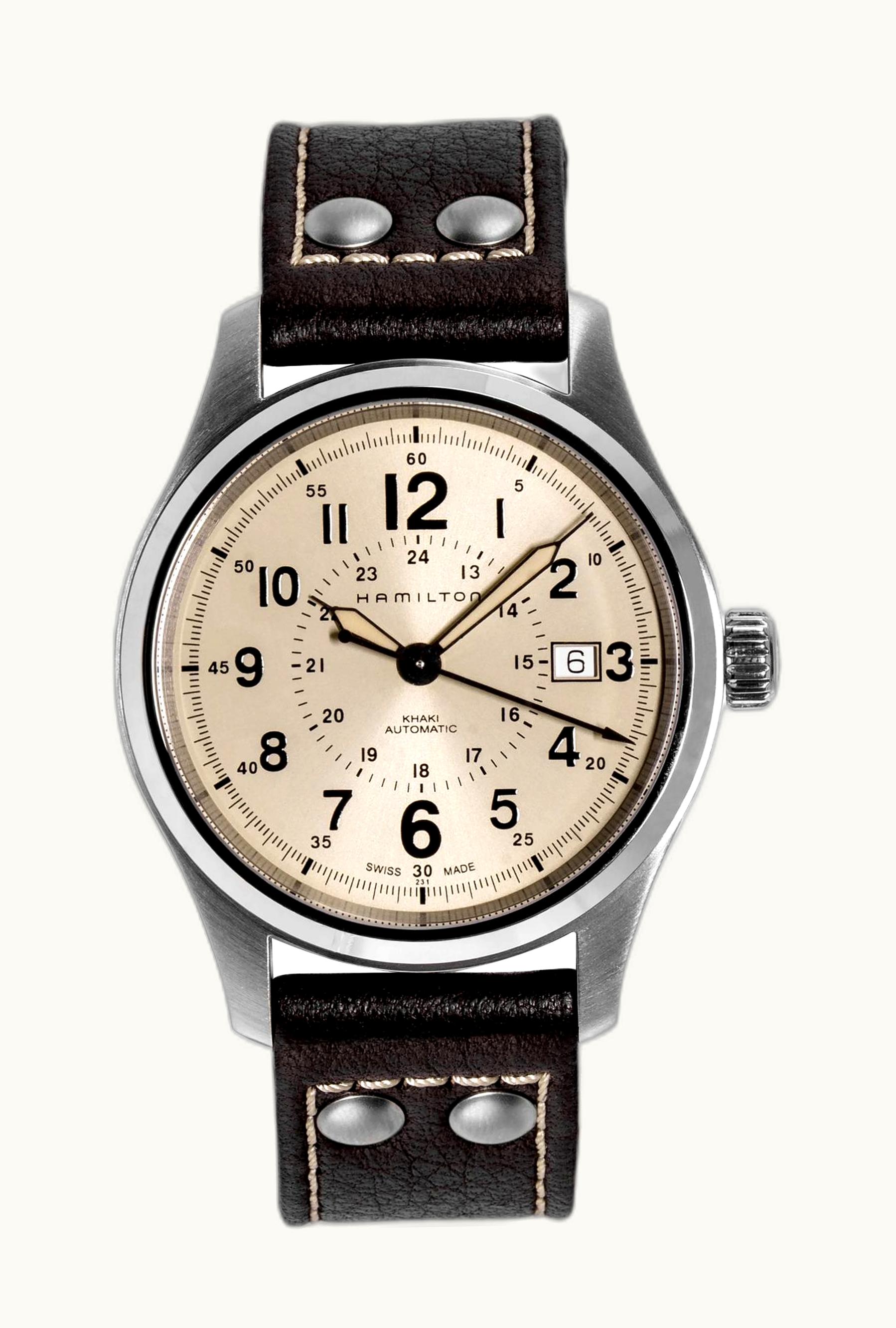Hamilton Khaki Field Automatic Stainless Steel / Beige