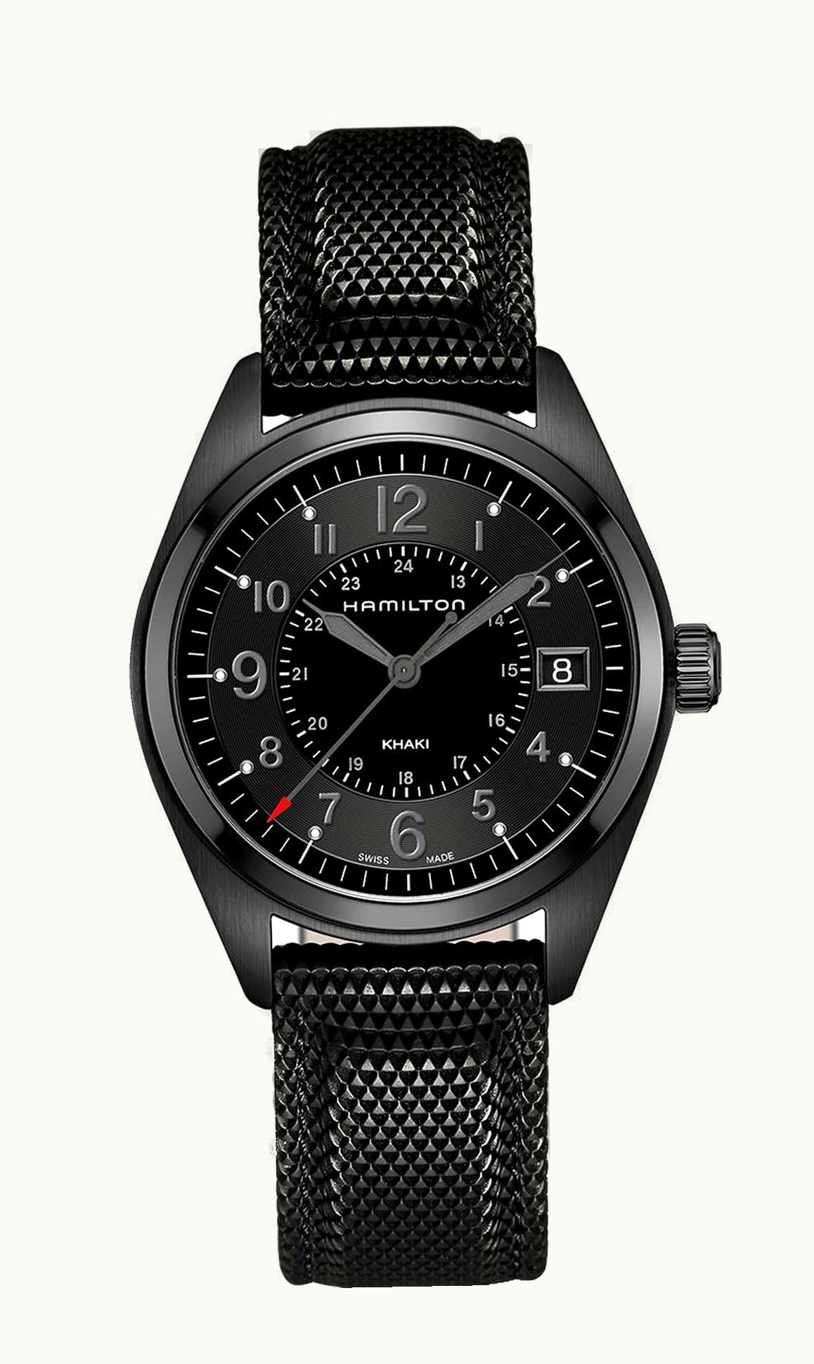 Hamilton Khaki Field Quartz 40 PVD / Black