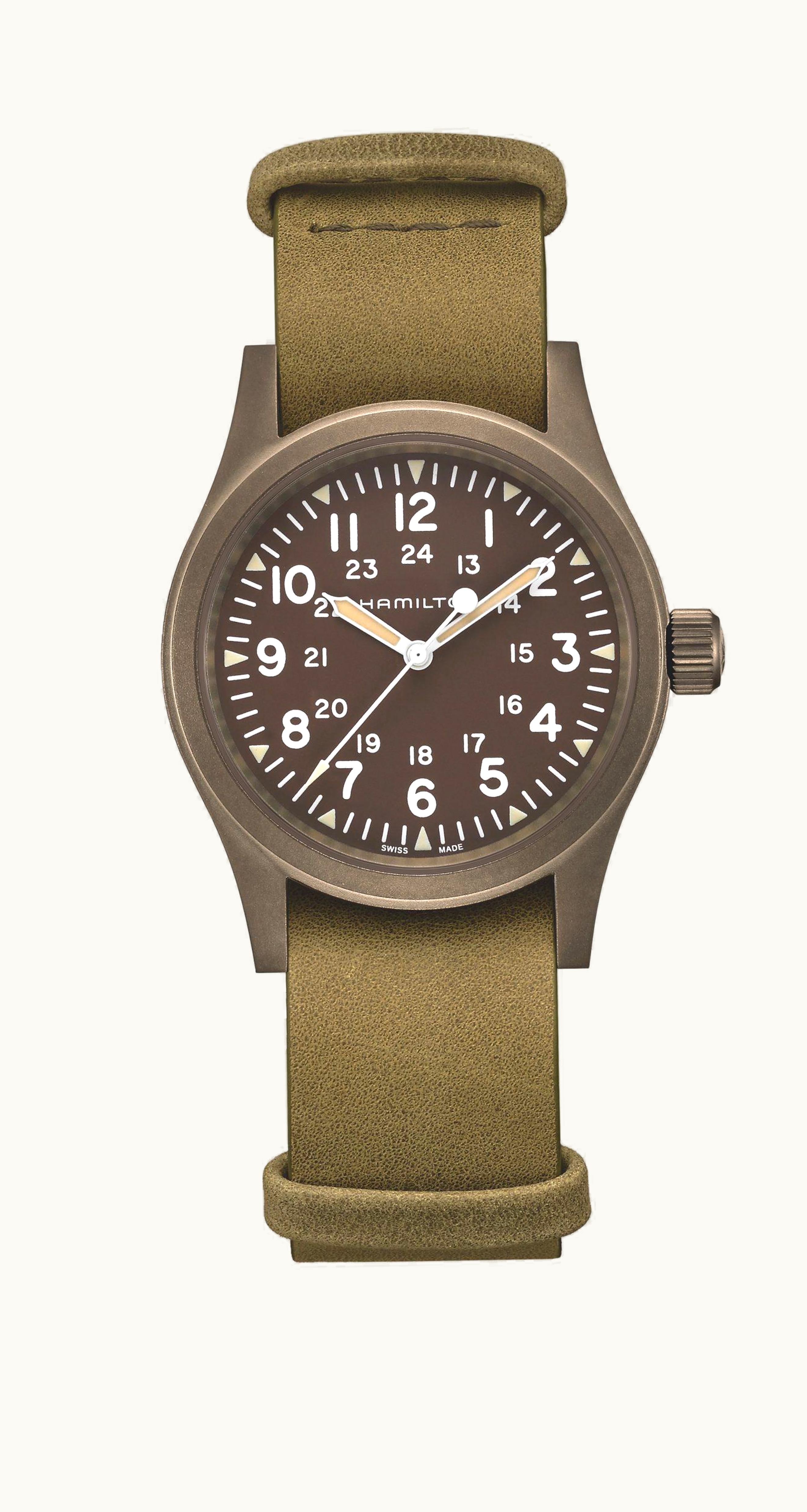 Hamilton Khaki Field Mechanical 38 PVD / Brown