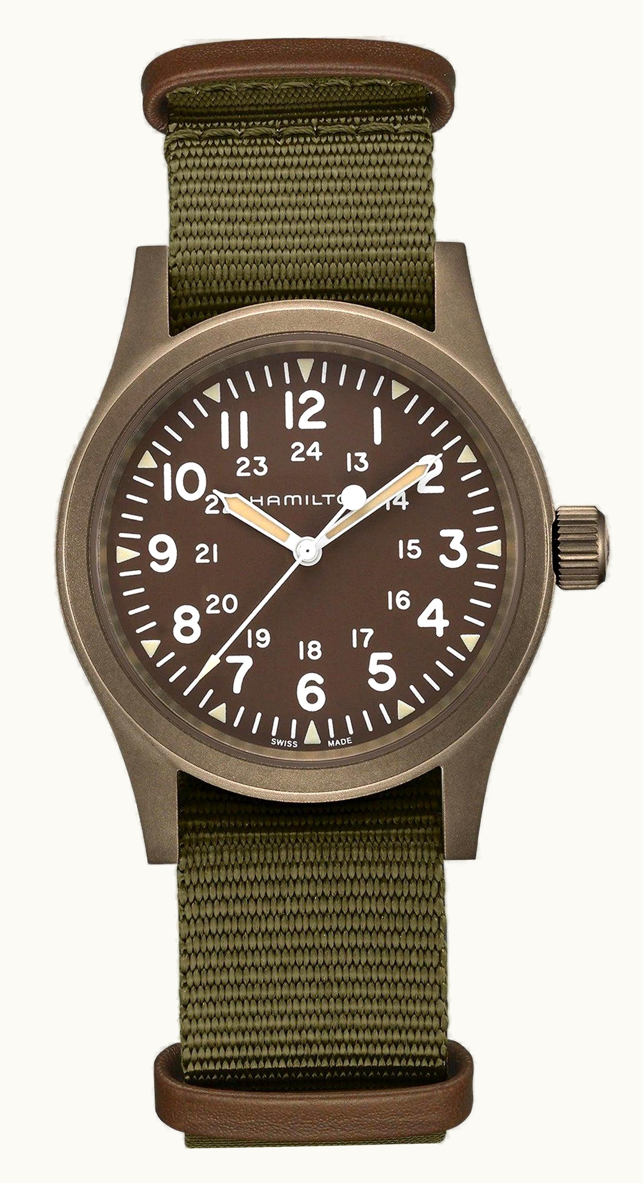 Hamilton Khaki Field Mechanical 38 PVD / Brown