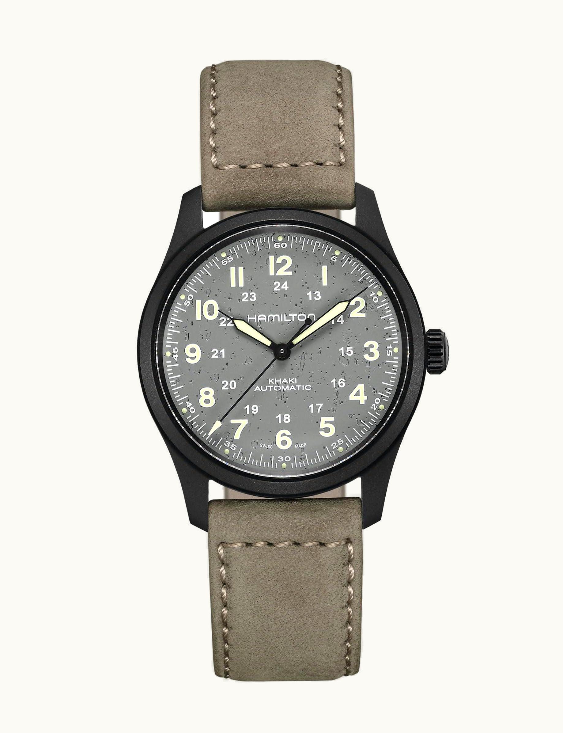 Hamilton Khaki Field Titanium Auto 38 / PVD / Grey