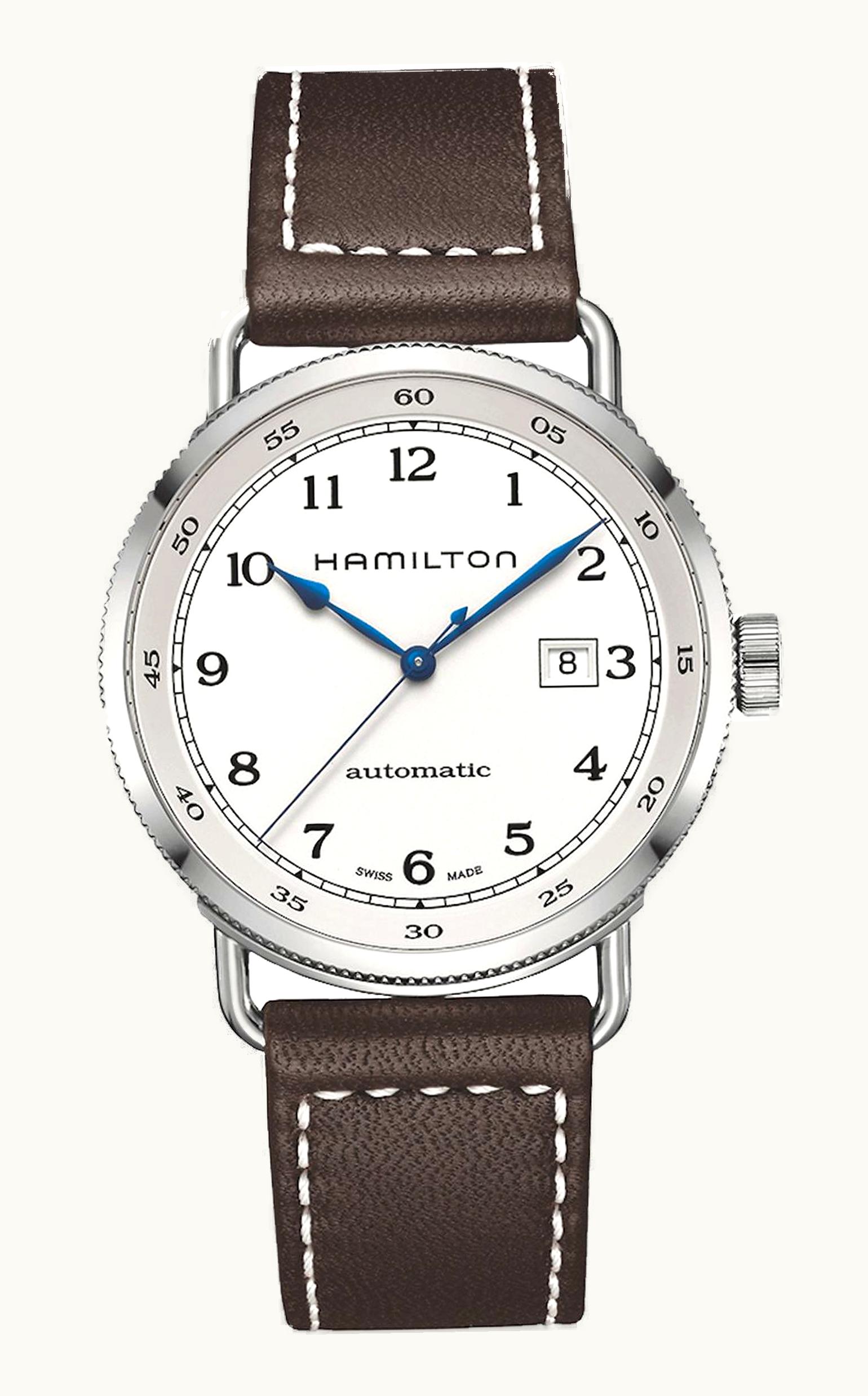 Hamilton Pioneer Auto 43 Stainless Steel / Silver