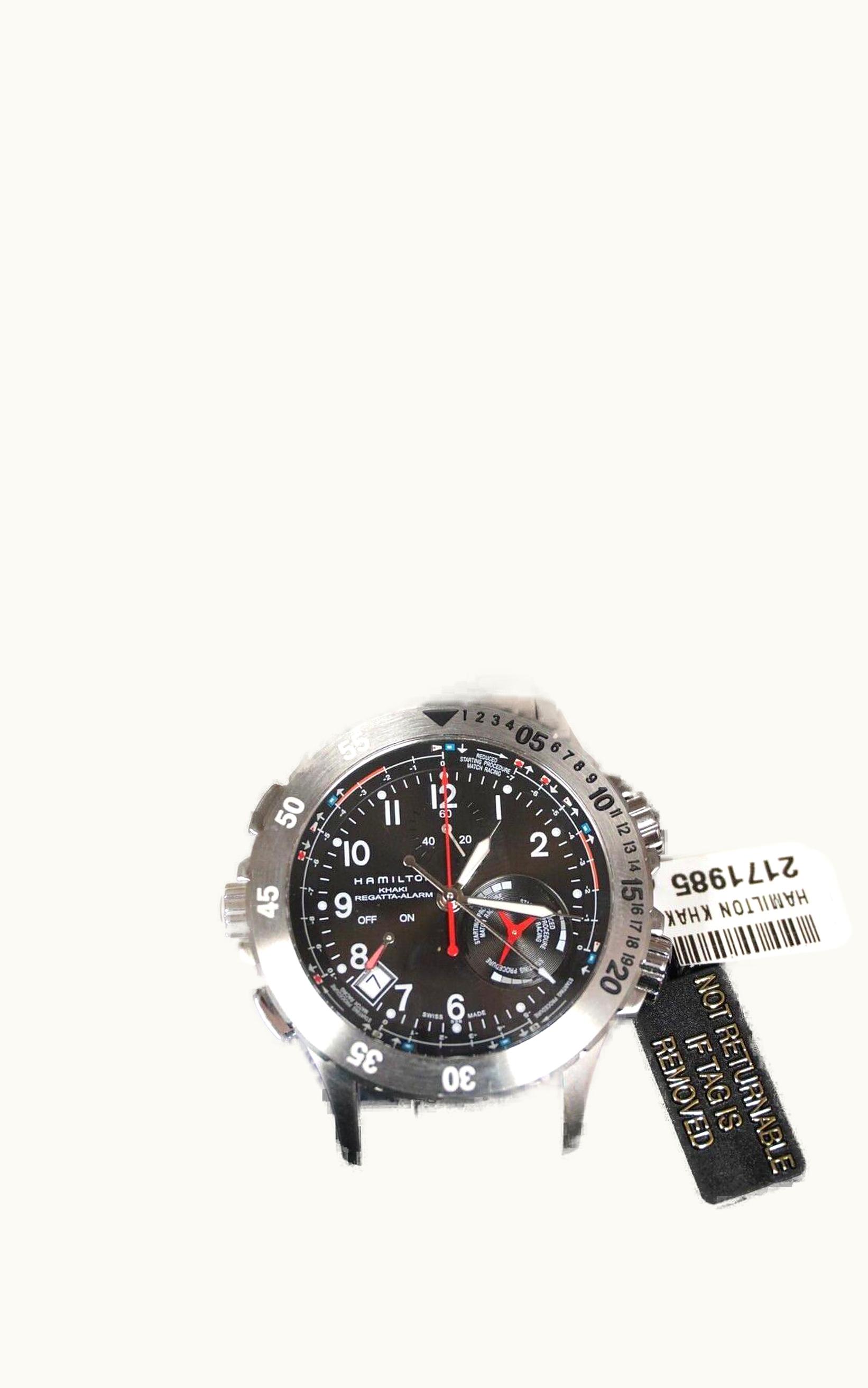 Hamilton Khaki Navy Regatta Alarm