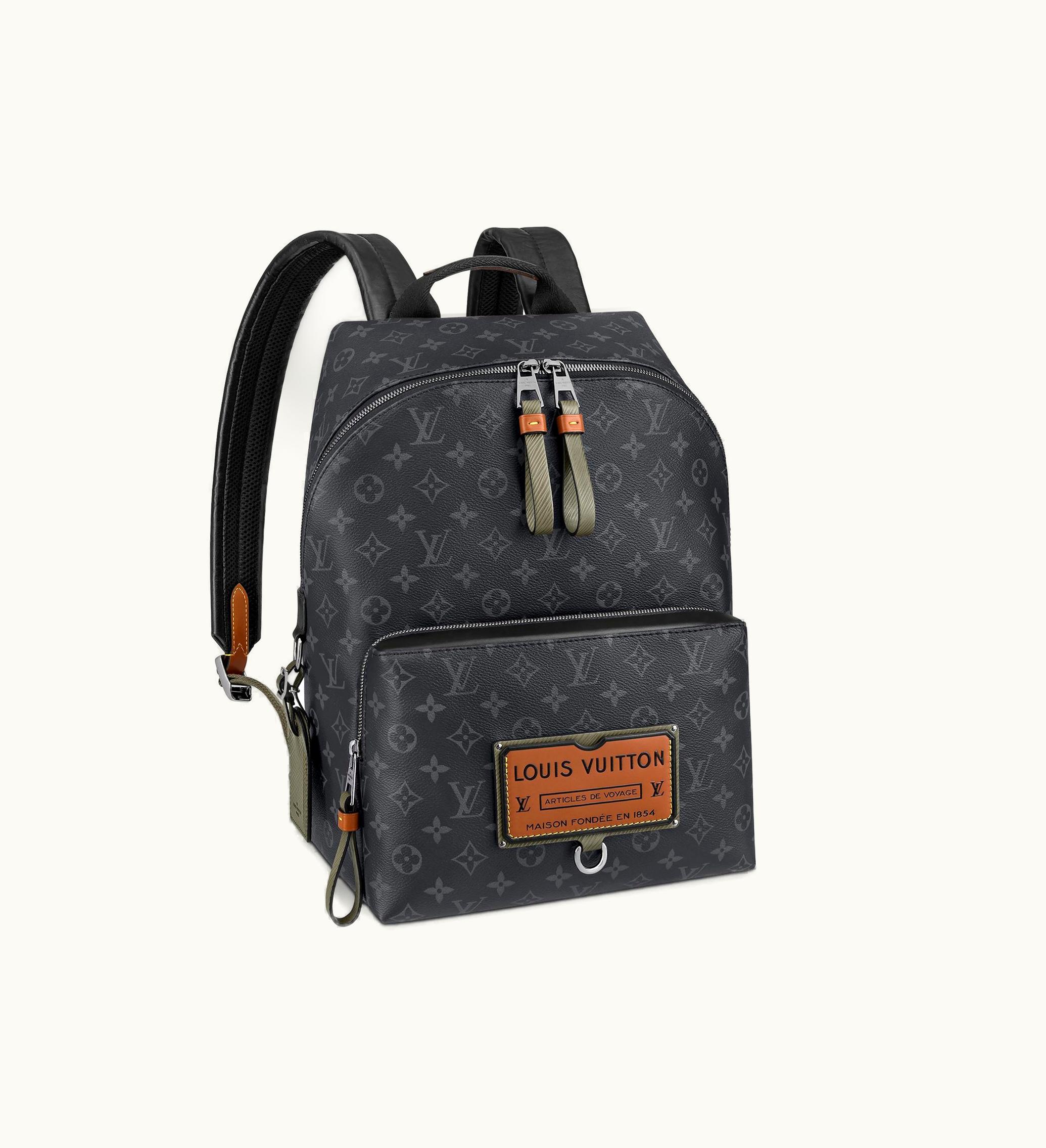 Louis Vuitton Louis Vuitton Discovery Backpack Monogram Eclipse Gaston Label Safari Khaki