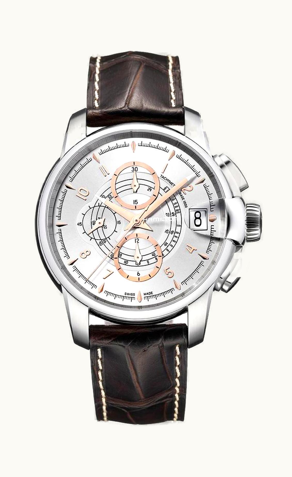 Hamilton Railroad 46 Chrono Stainless Steel / Silver