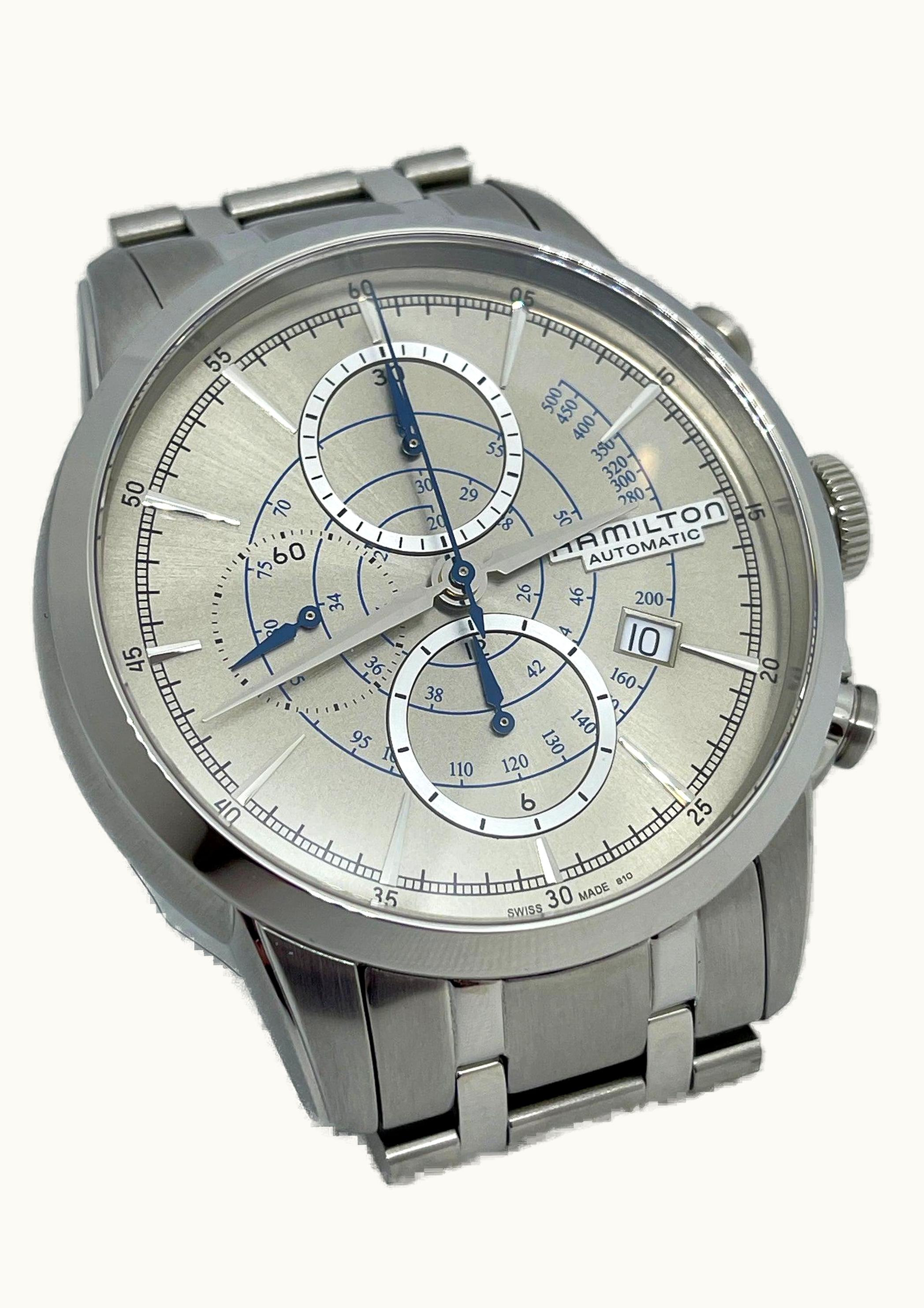 Hamilton Railroad 44 Chrono Stainless Steel / Silver / Bracelet