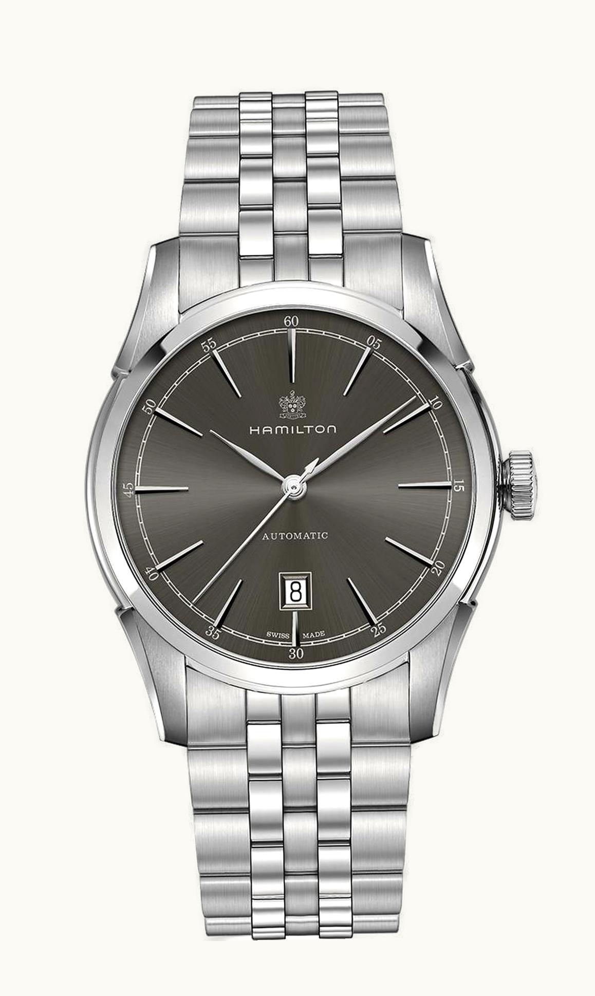Hamilton Spirit Of Liberty Auto 42 Stainless Steel / Grey / Bracelet