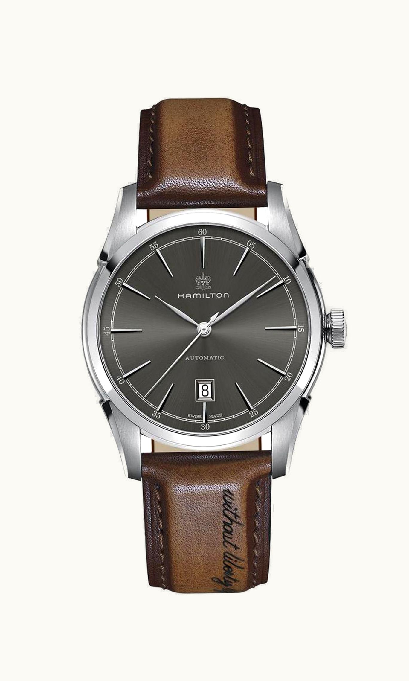 Hamilton Spirit of Liberty Auto 42 Stainless Steel / Grey