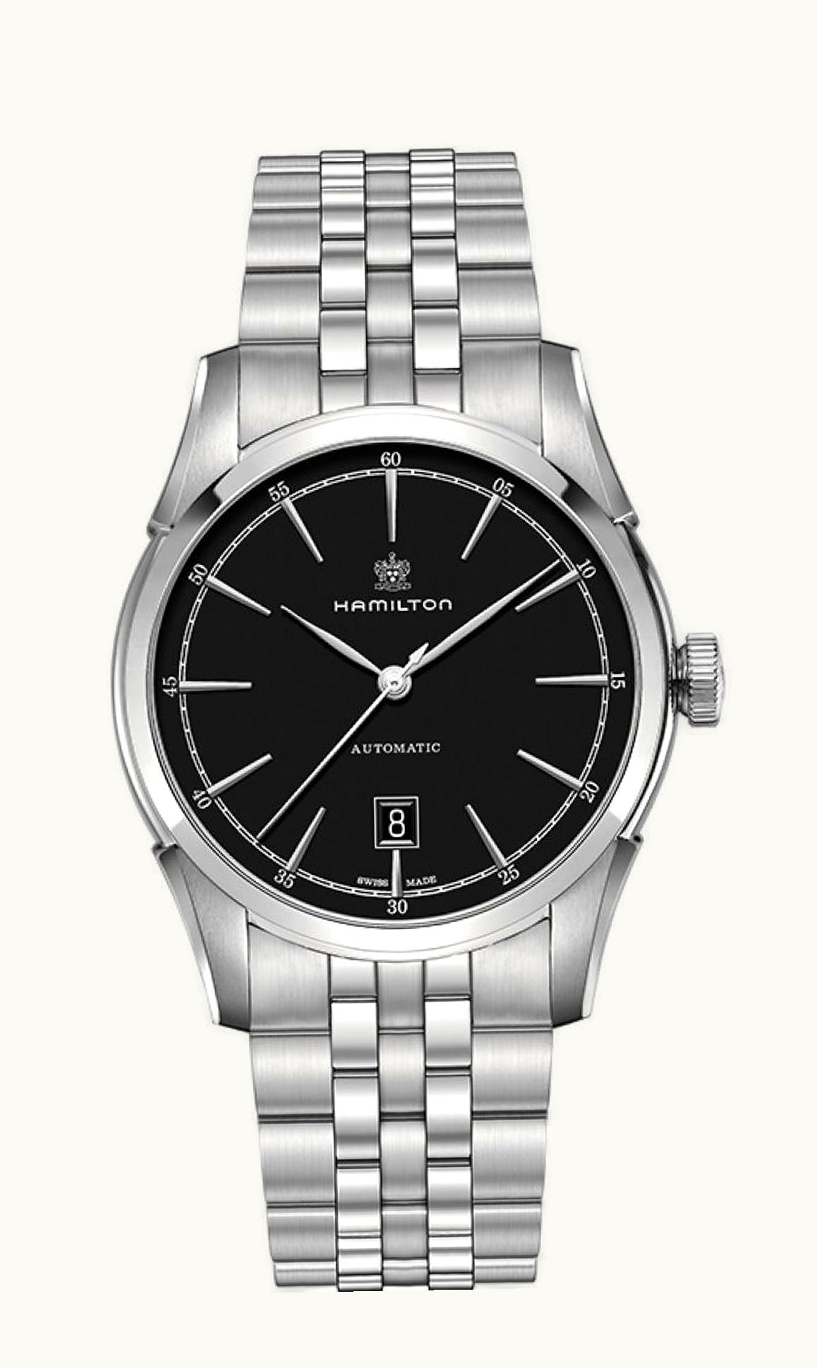 Hamilton Spirit Of Liberty Auto 42 Stainless Steel / Black / Bracelet