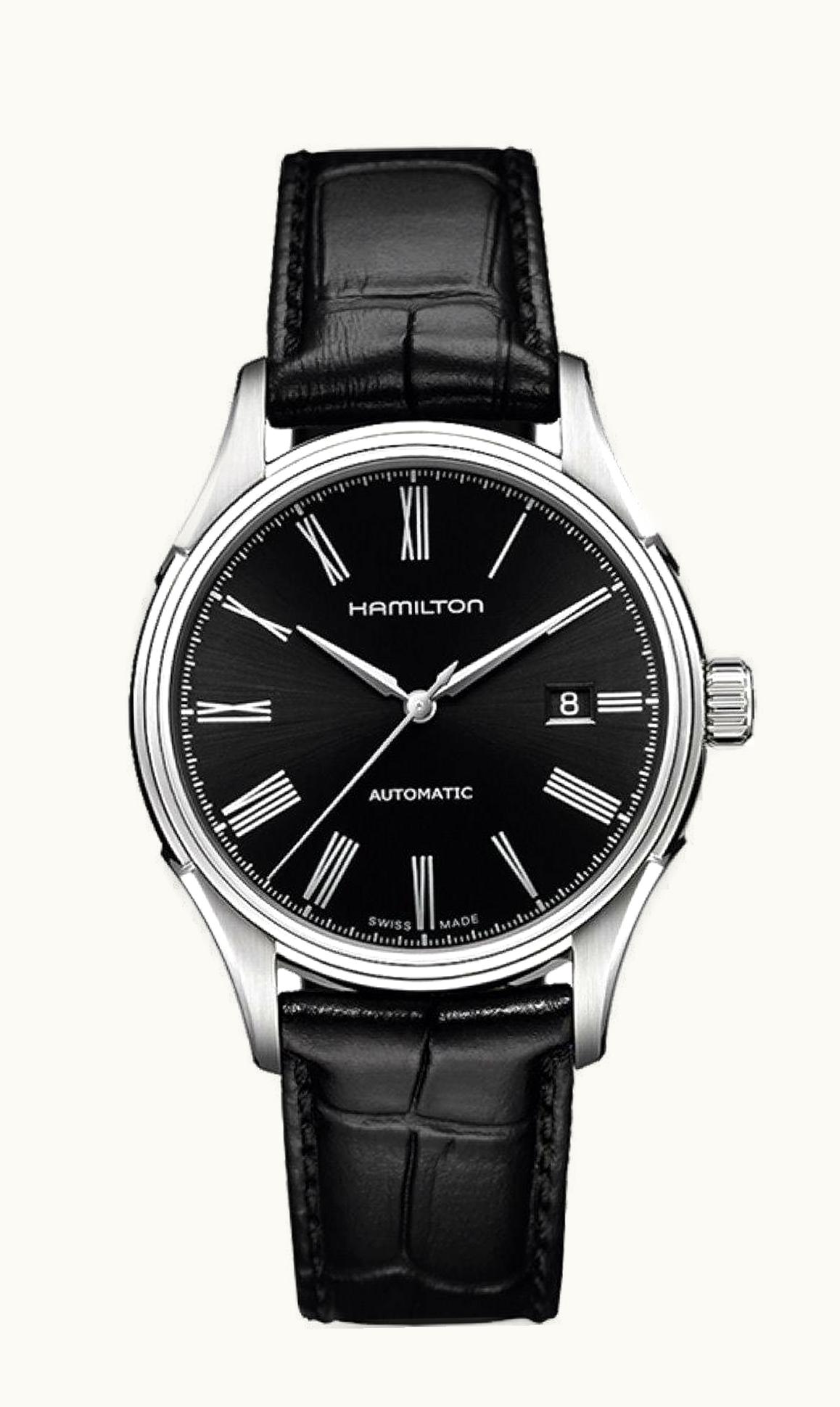 Hamilton Valiant Auto 40 Stainless Steel / Black