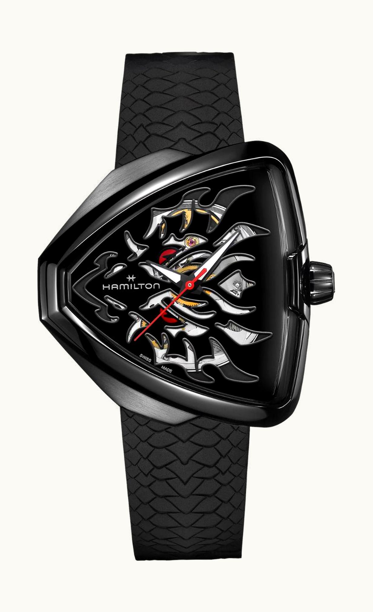 Hamilton Ventura Elvis80 Skeleton Dragon / Black