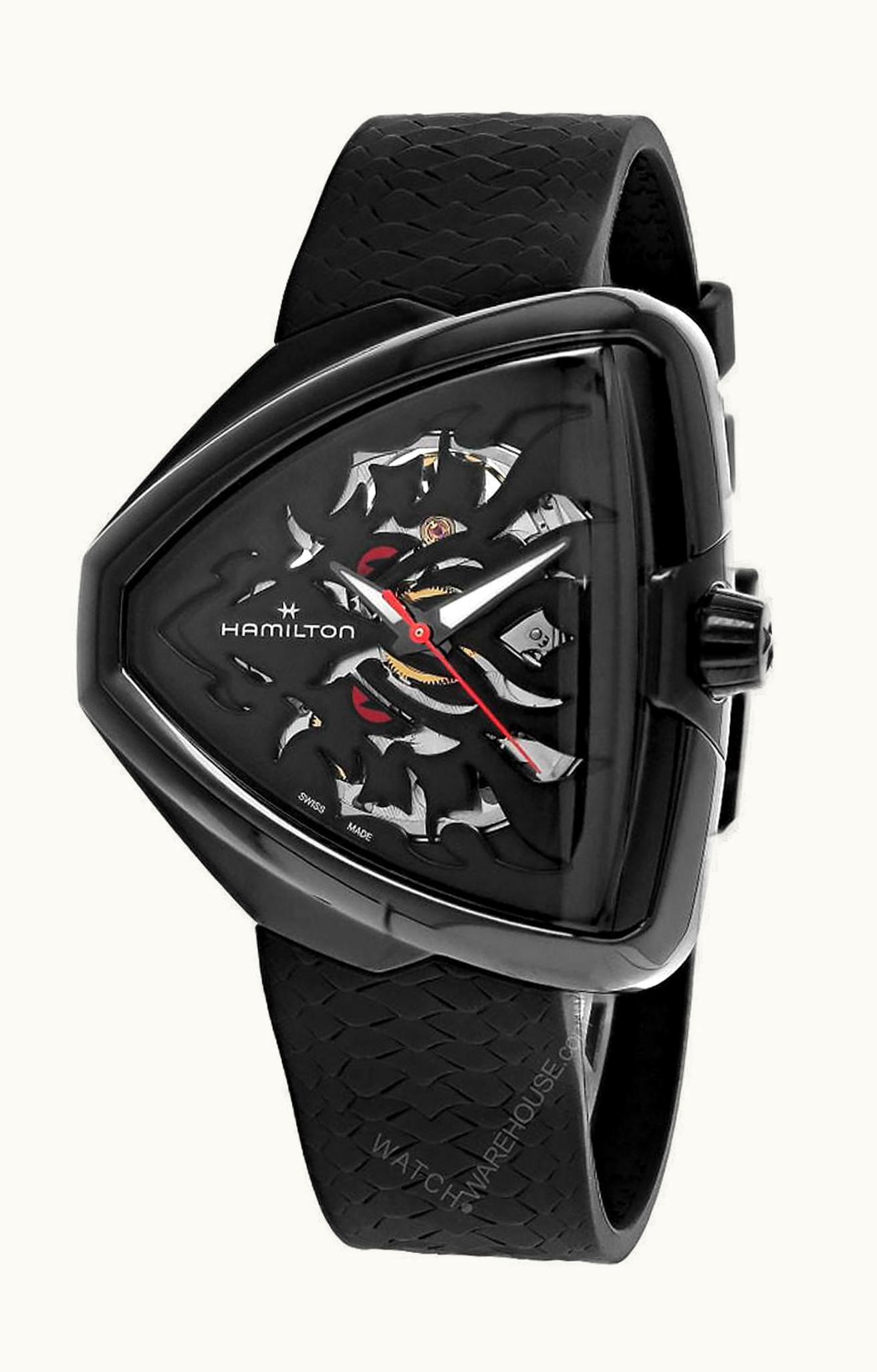 Hamilton Ventura XXL Auto Stainless Steel / BLack