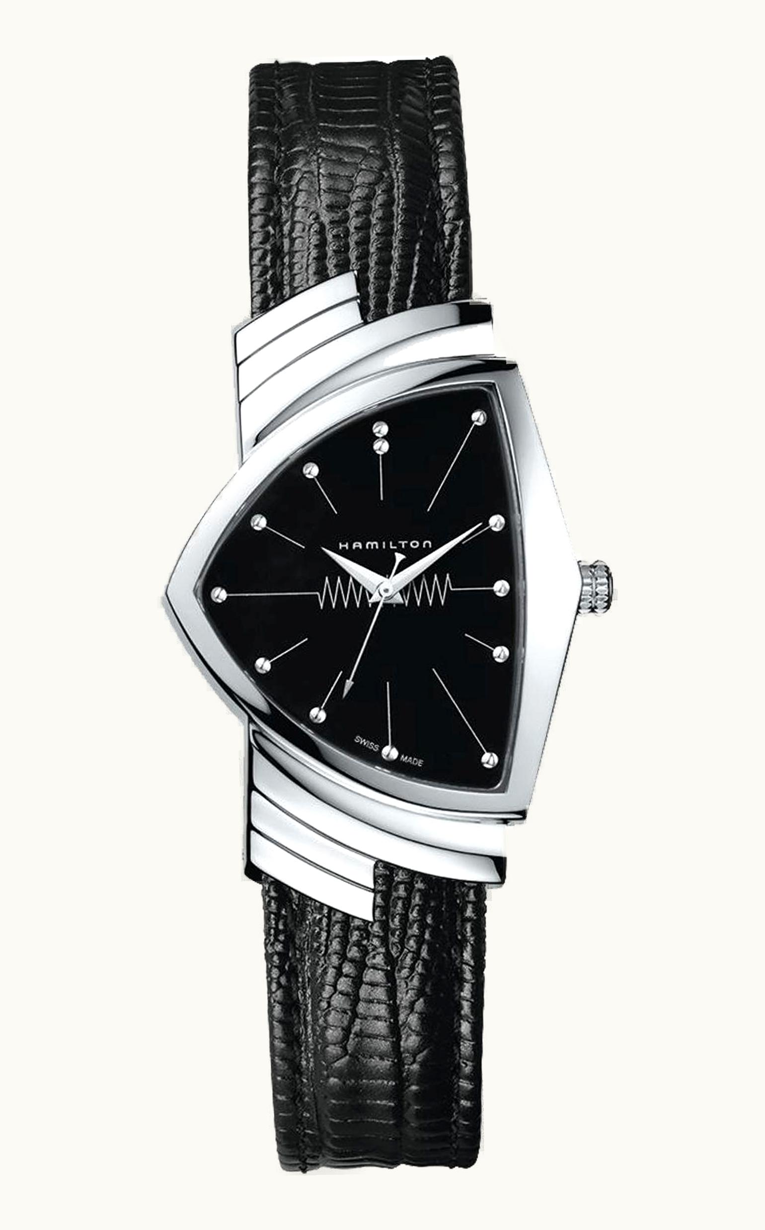 Hamilton Ventura Gents Stainless Steel / Black