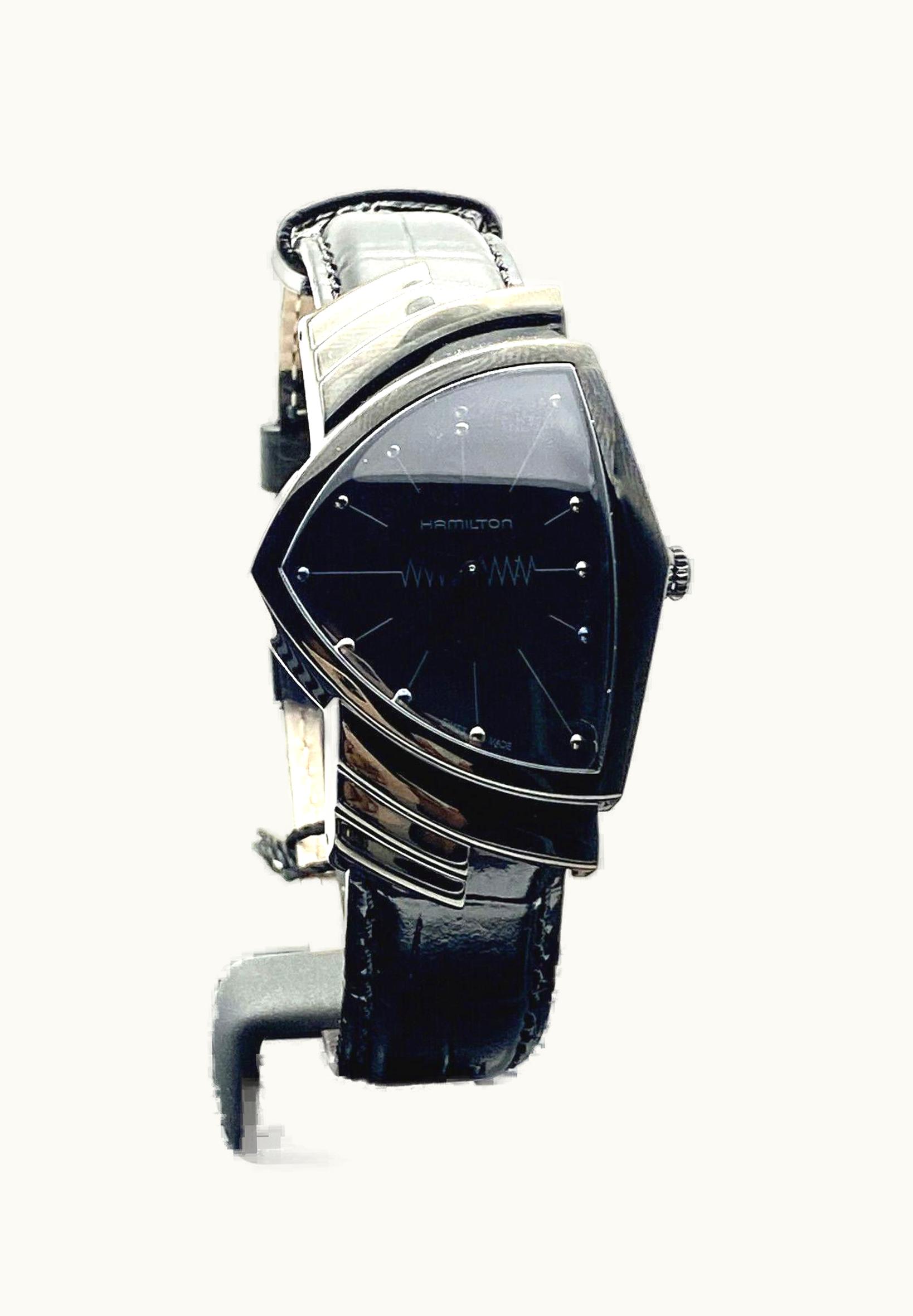 Hamilton Ventura Quartz 32.3 PVD / Black