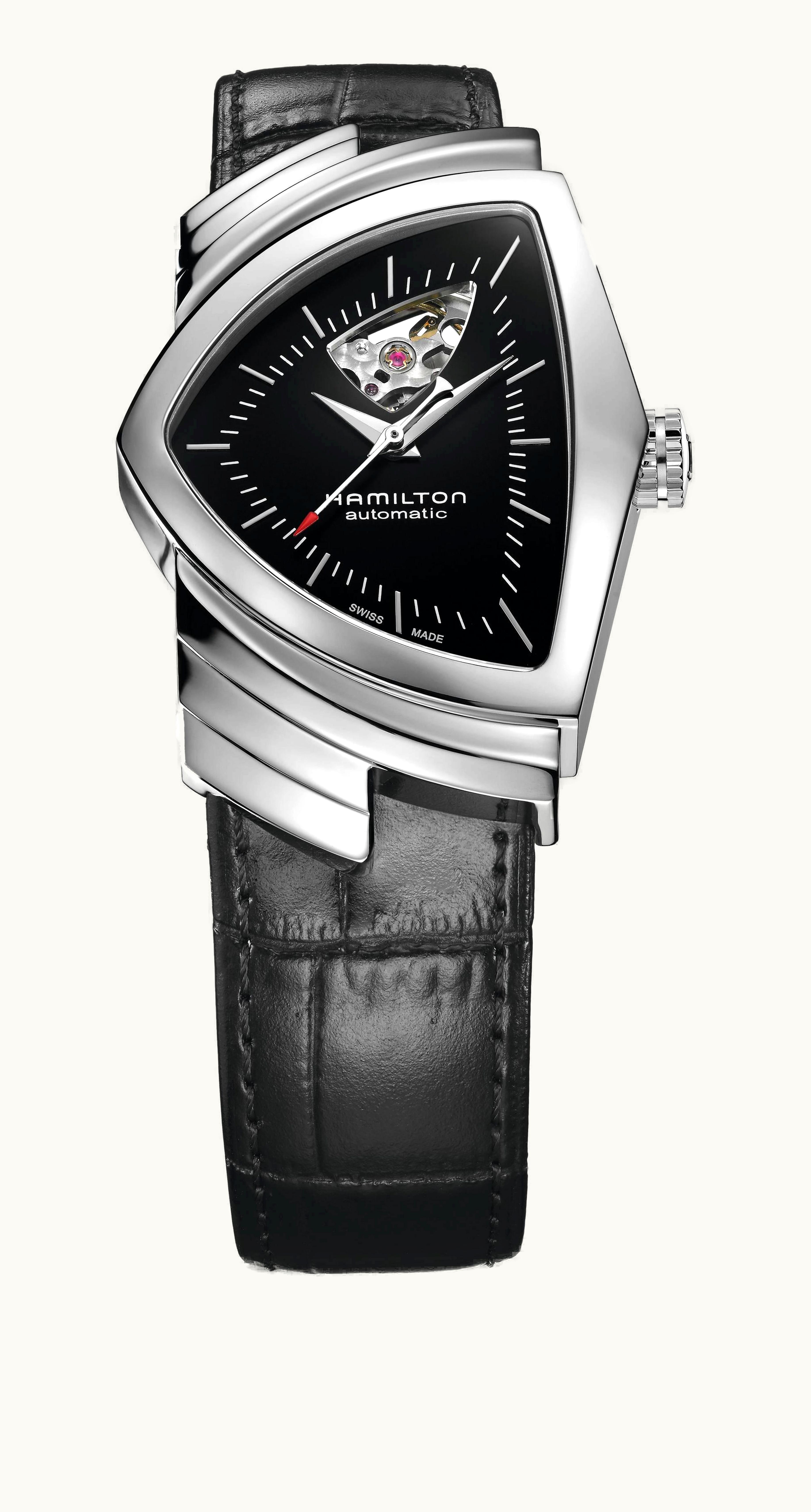 Hamilton Ventura Open Heart Auto Stainless Steel / Silver