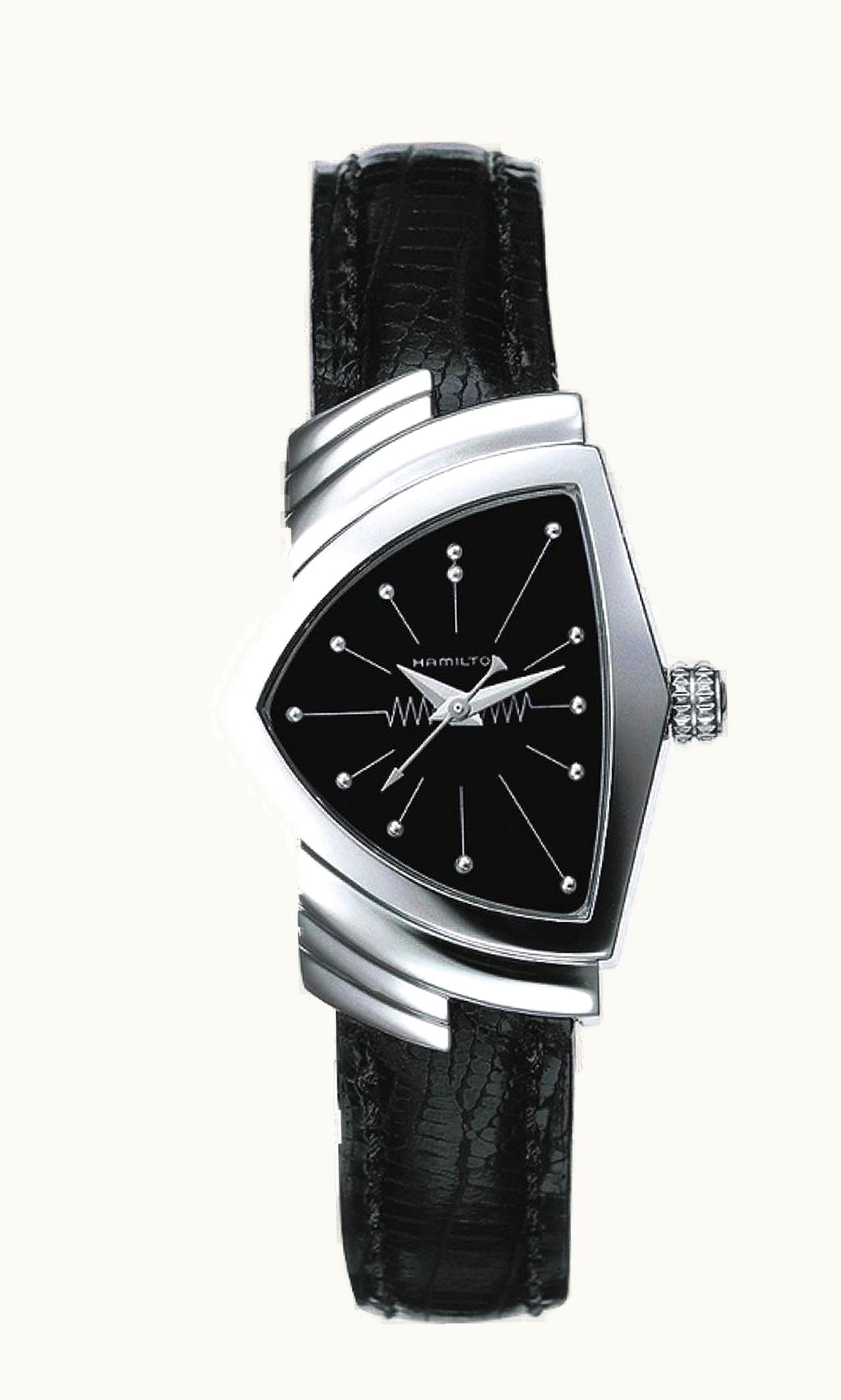 Hamilton Ventura Quartz 24 Stainless Steel / Black