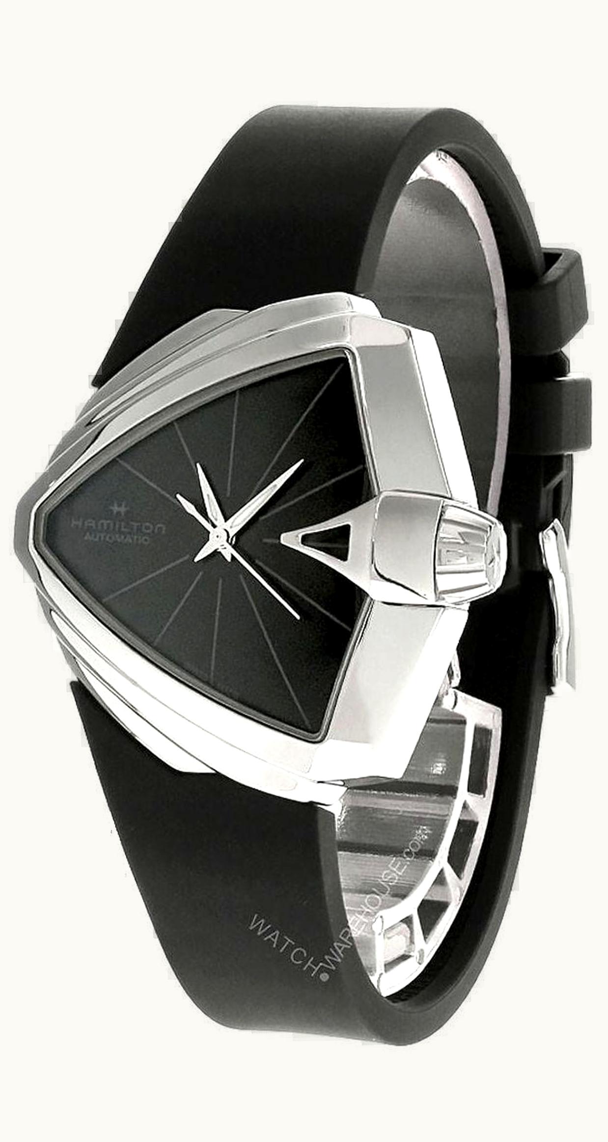 Hamilton Ventura S Auto Stainless Steel / Black