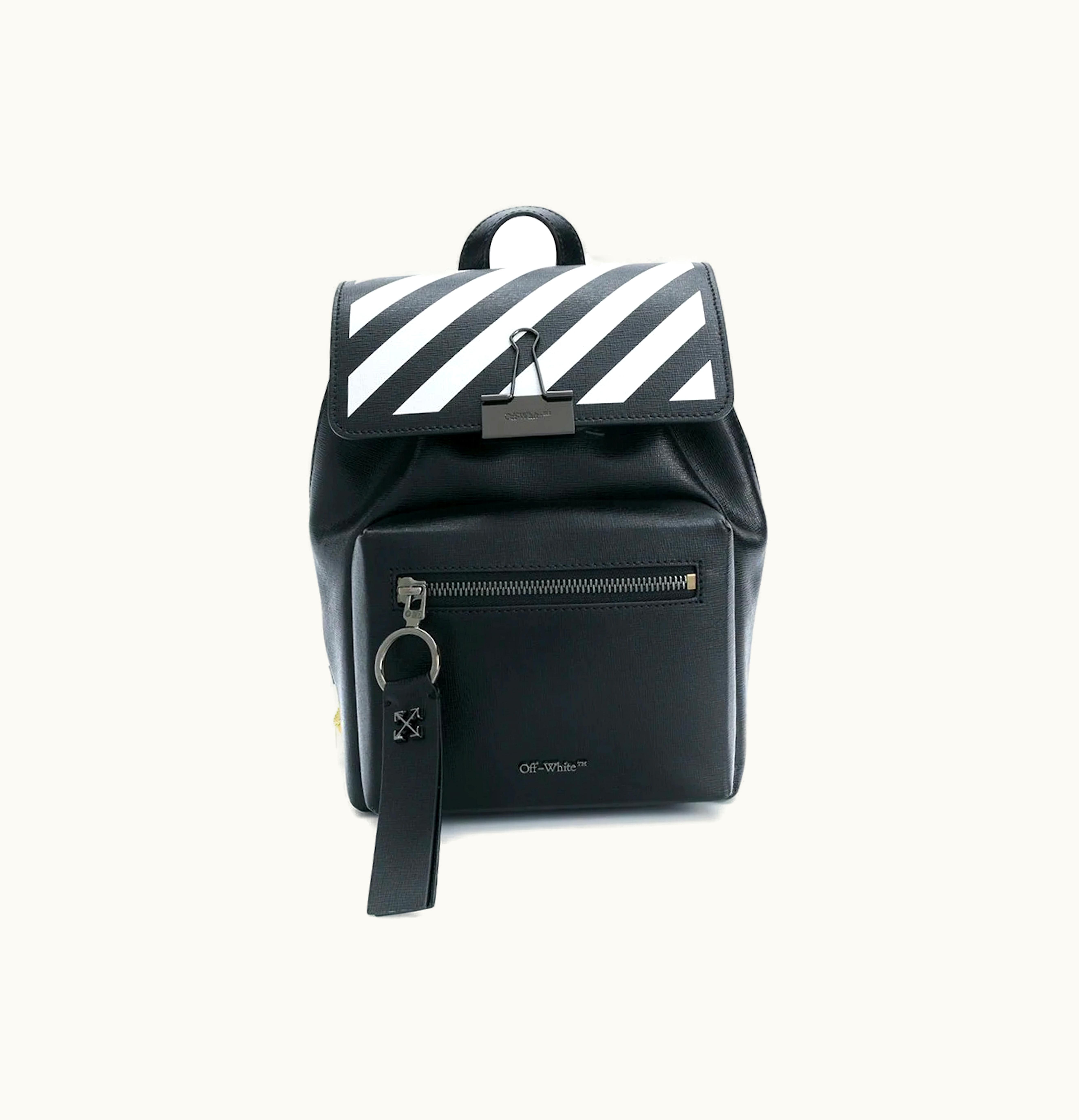 OFF-WHITE OFF WHITE Small Diagonal Backpack Black