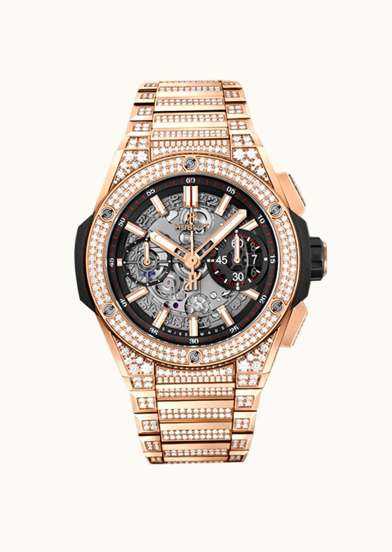 Hublot Big Bang Unico 45 King Gold / Pavé / Bracelet