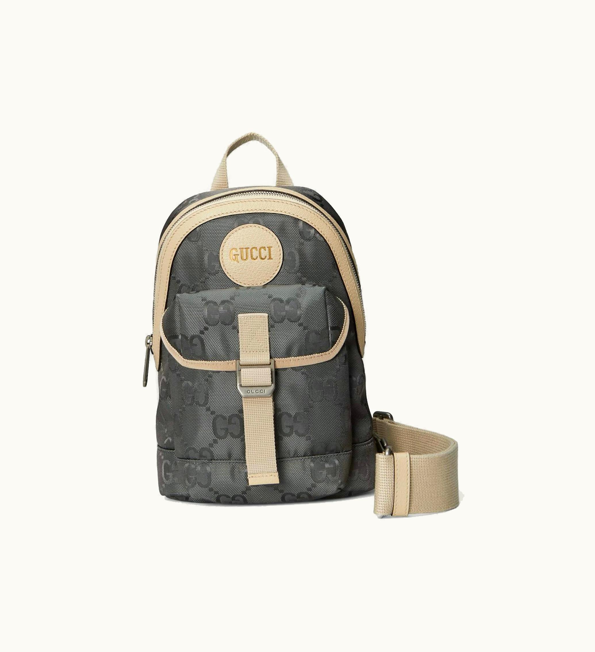Gucci Gucci Off The Grid Sling Backpack Dark Grey