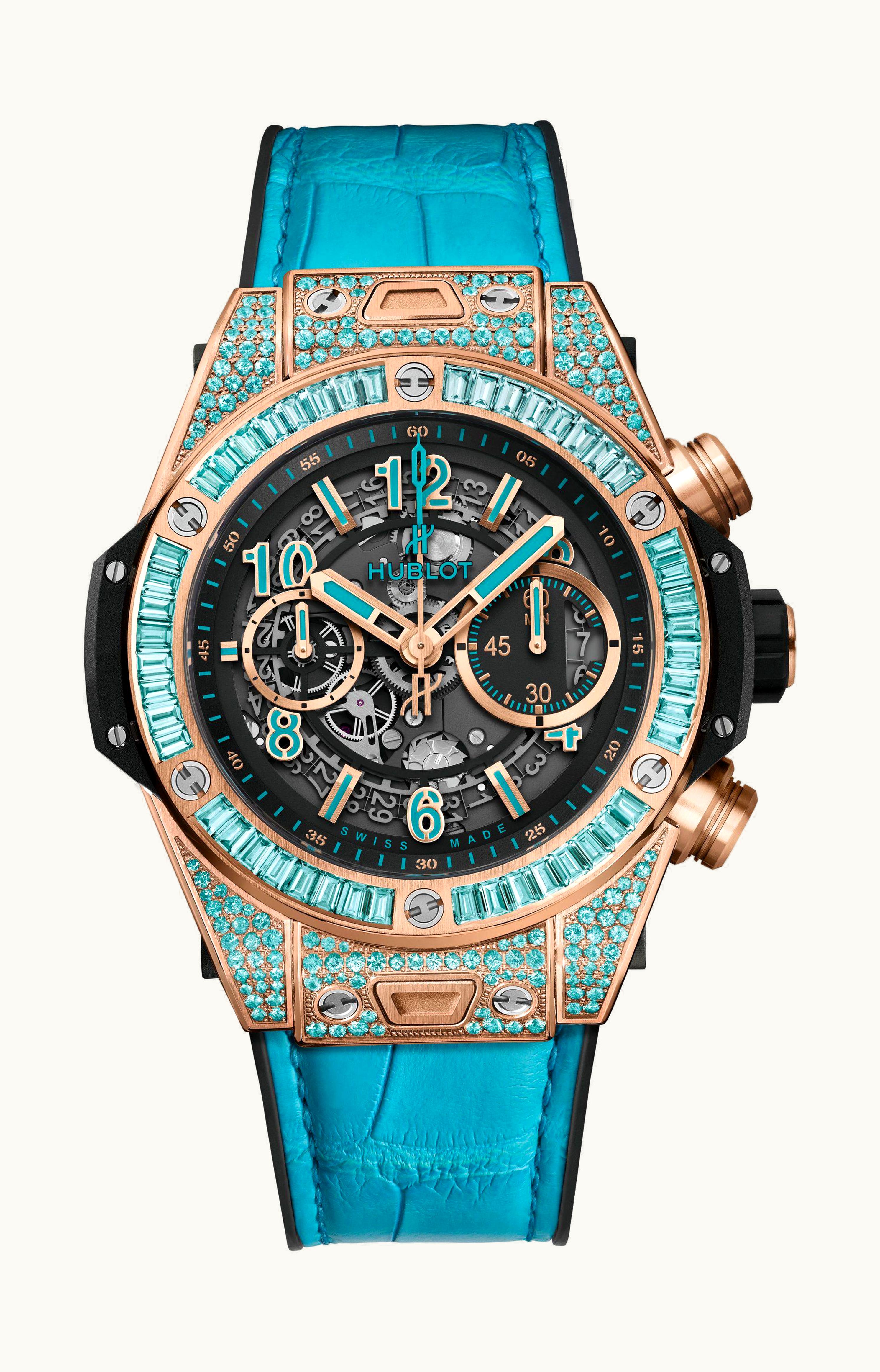 Hublot Big Bang Unico 45 King Gold / Paraiba