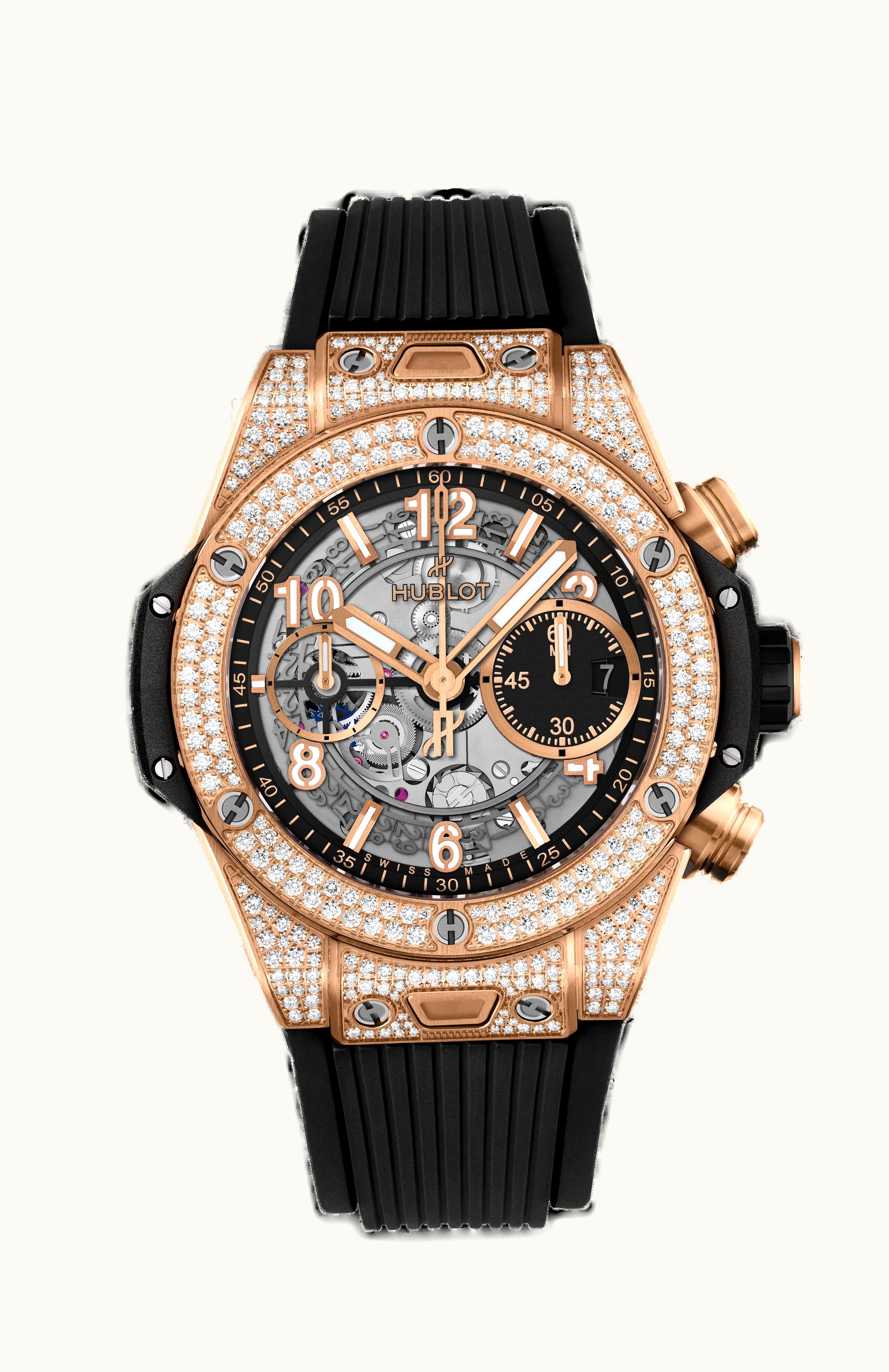 Hublot Big Bang Unico 42 King Gold / Pavé / Black